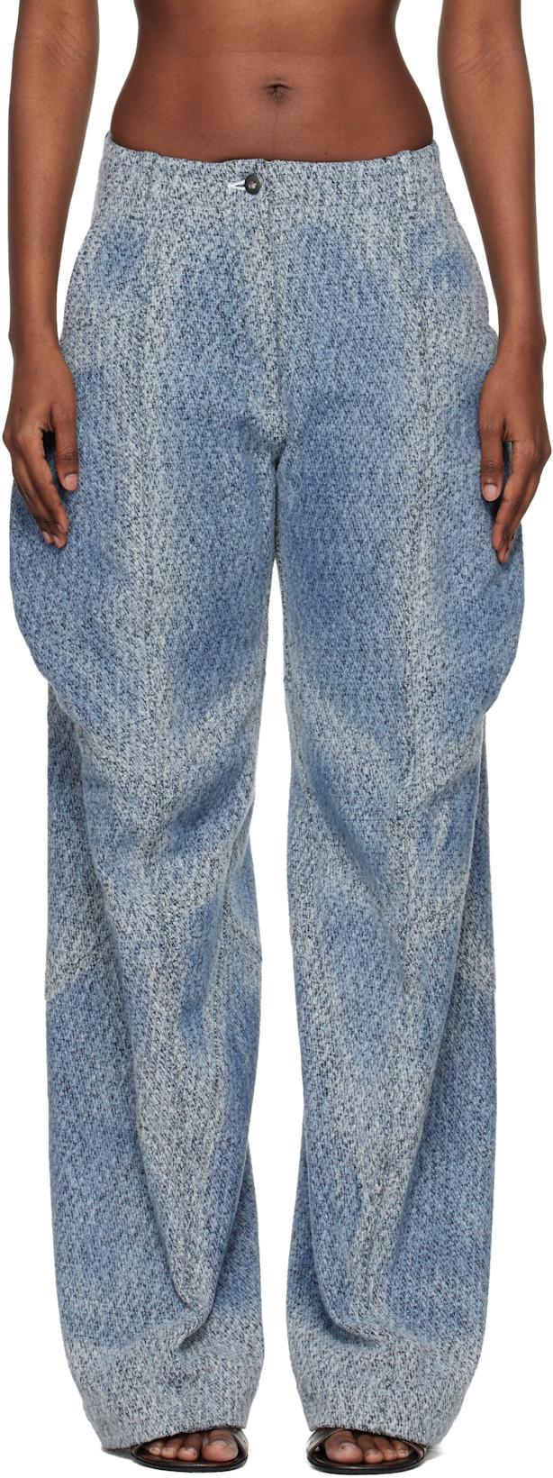 Blue Centennial Jeans by KIKO KOSTADINOV