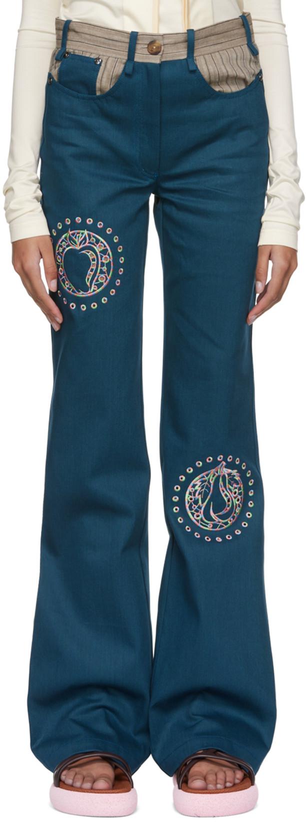 Blue Noosa Jeans by KIKO KOSTADINOV