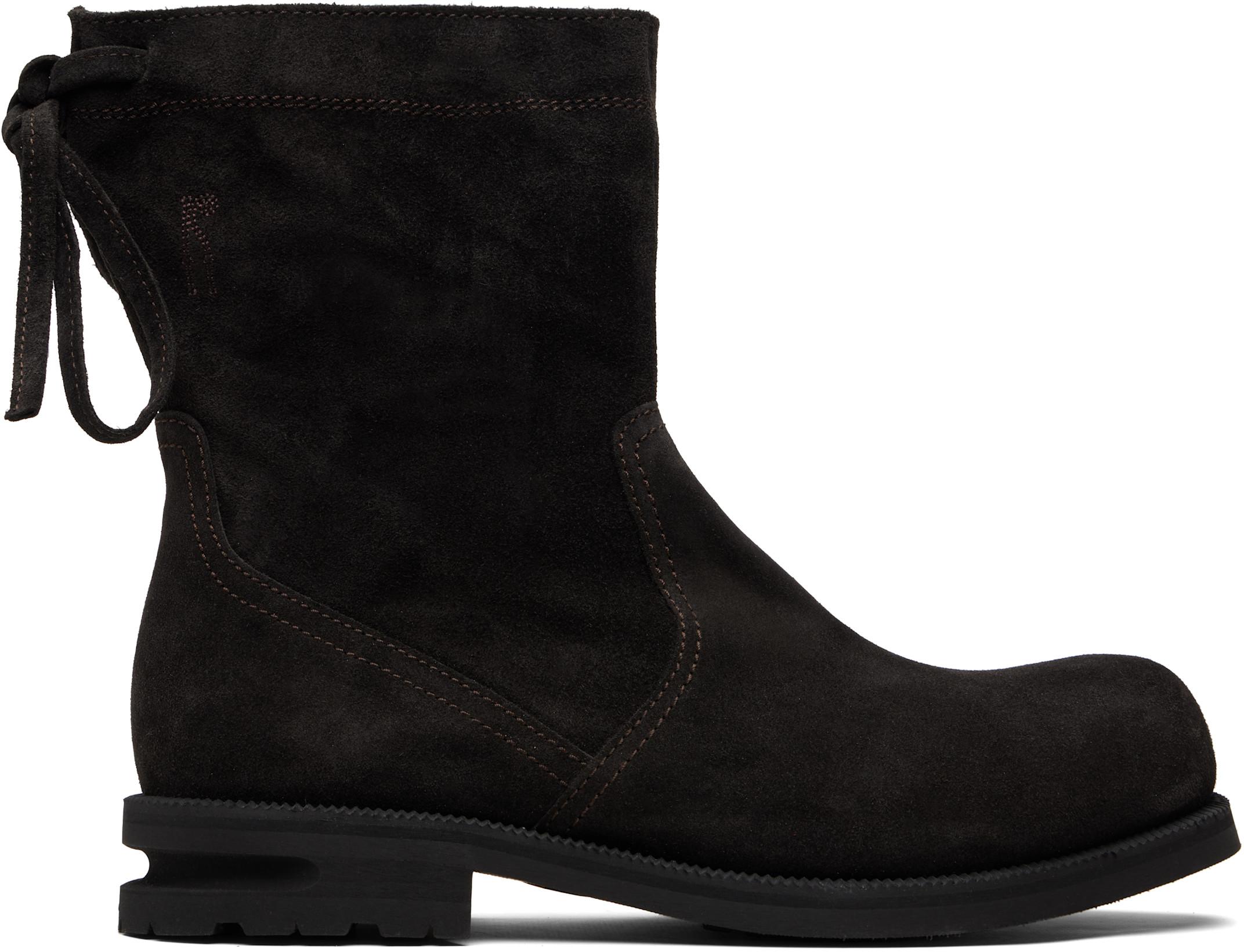 Brown Farkas Boots by KIKO KOSTADINOV