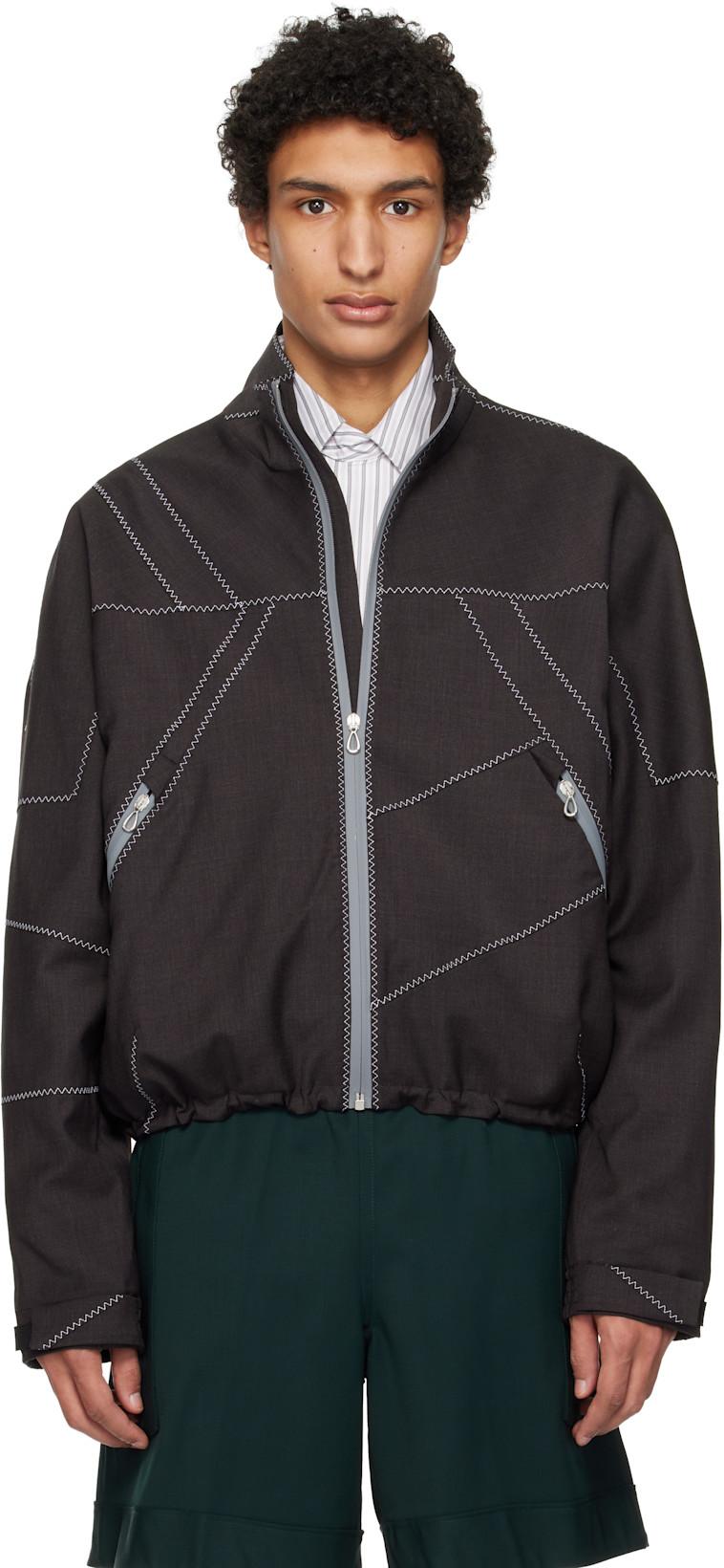 Brown Fosco Jacket by KIKO KOSTADINOV