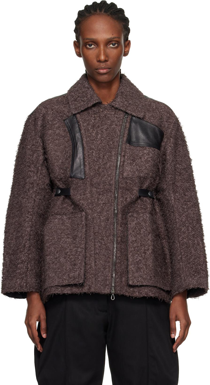 Brown Wertmuller Coat by KIKO KOSTADINOV