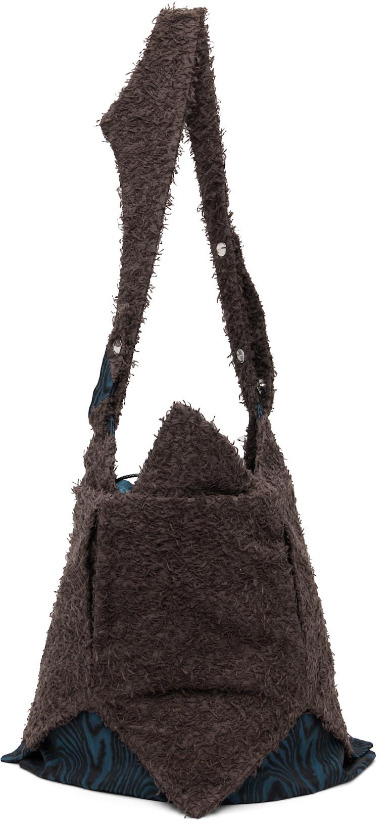 Brown & Navy Kaleidoscope Bag by KIKO KOSTADINOV