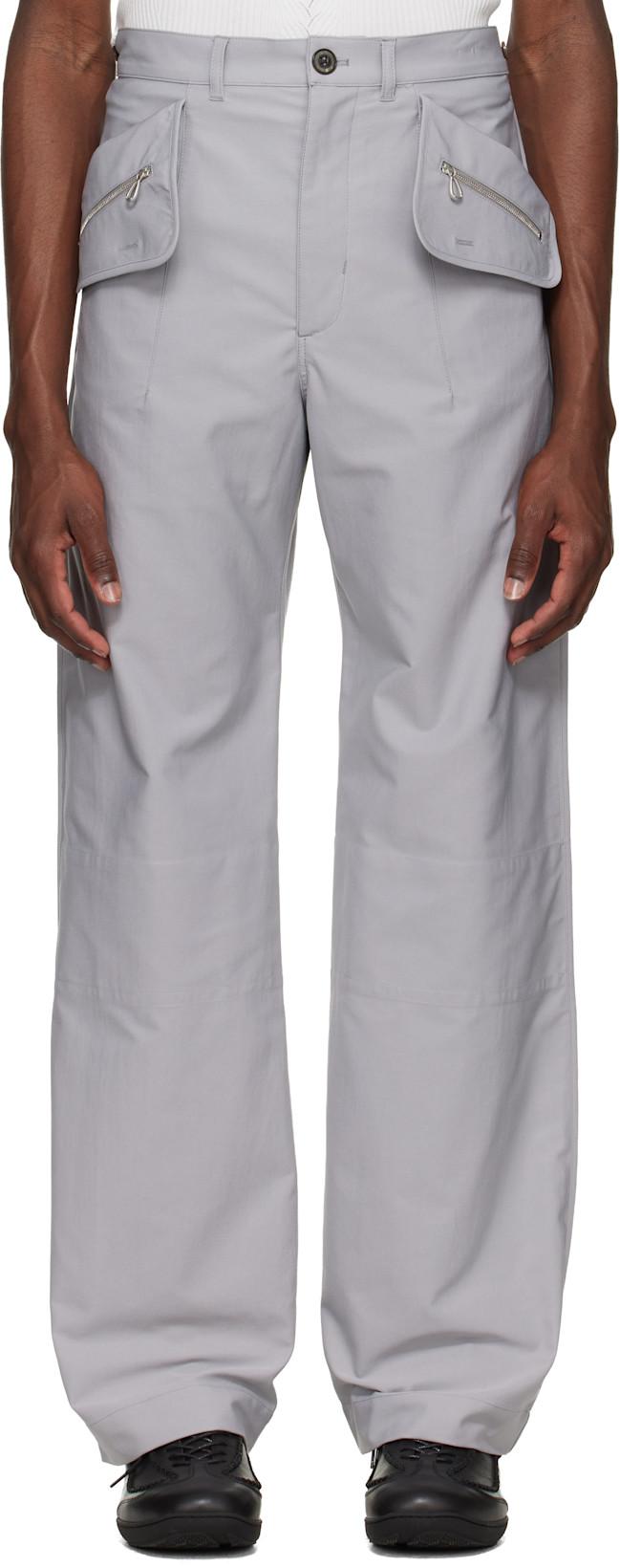 Gray Komlo Trousers by KIKO KOSTADINOV
