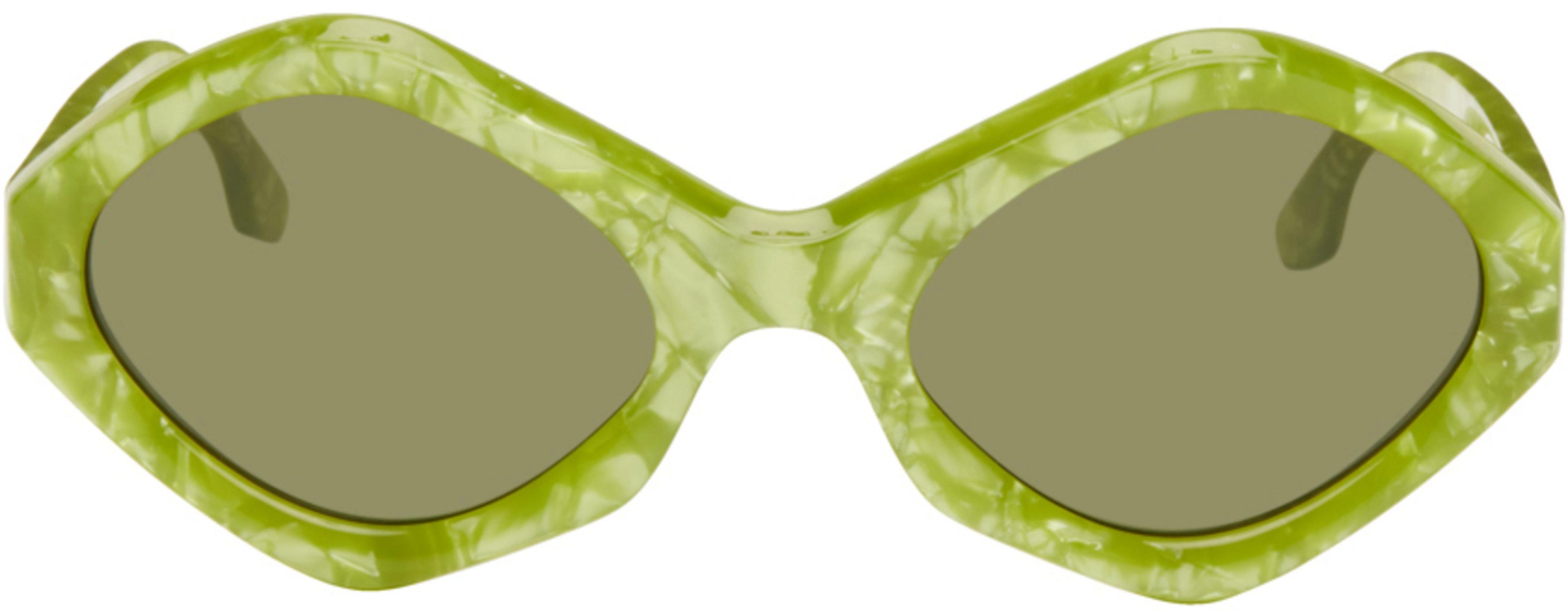 Green Octavia Sunglasses by KIKO KOSTADINOV