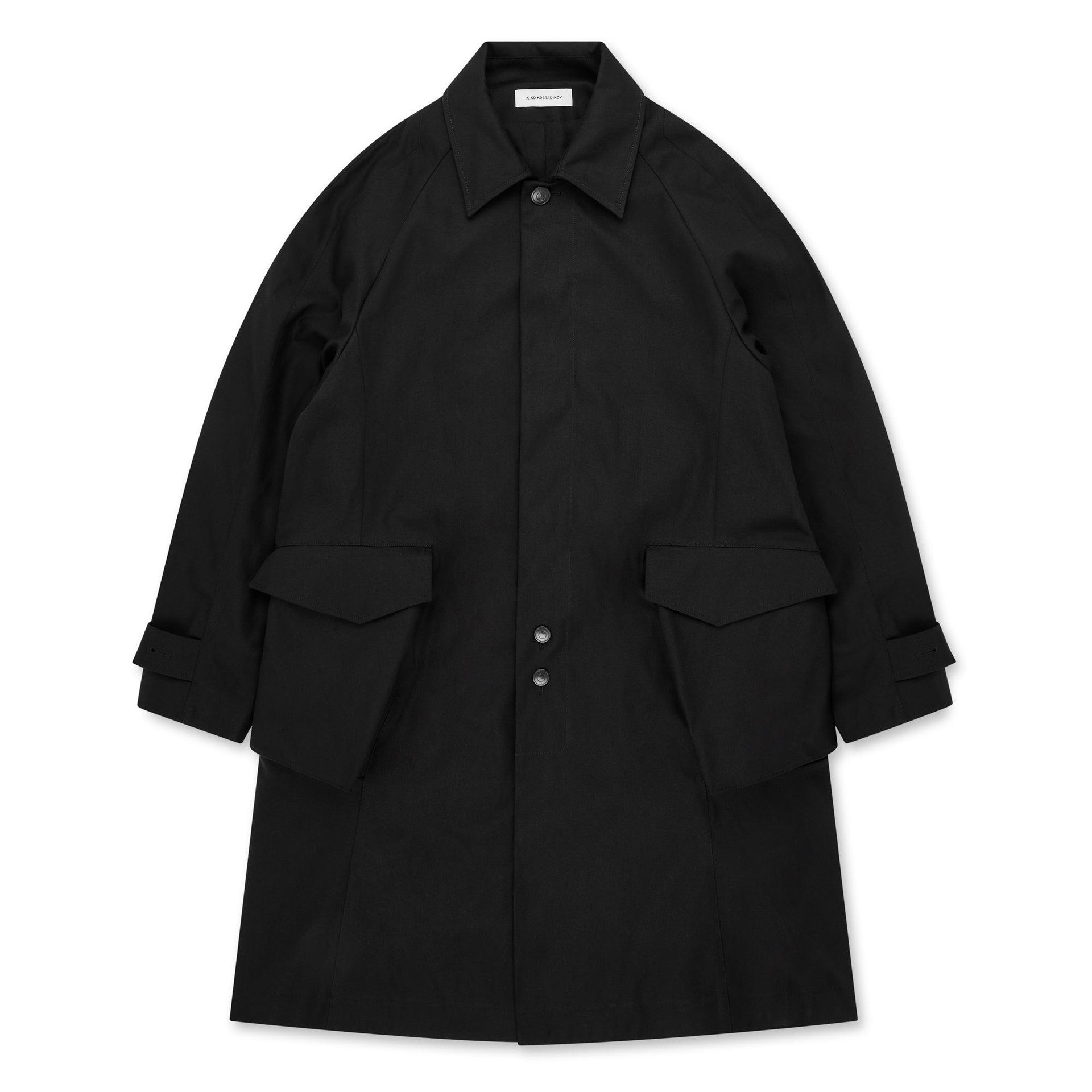 Kiko Kostadinov - Men's Anakazel Trench Coat - (Jet Black) by KIKO ...