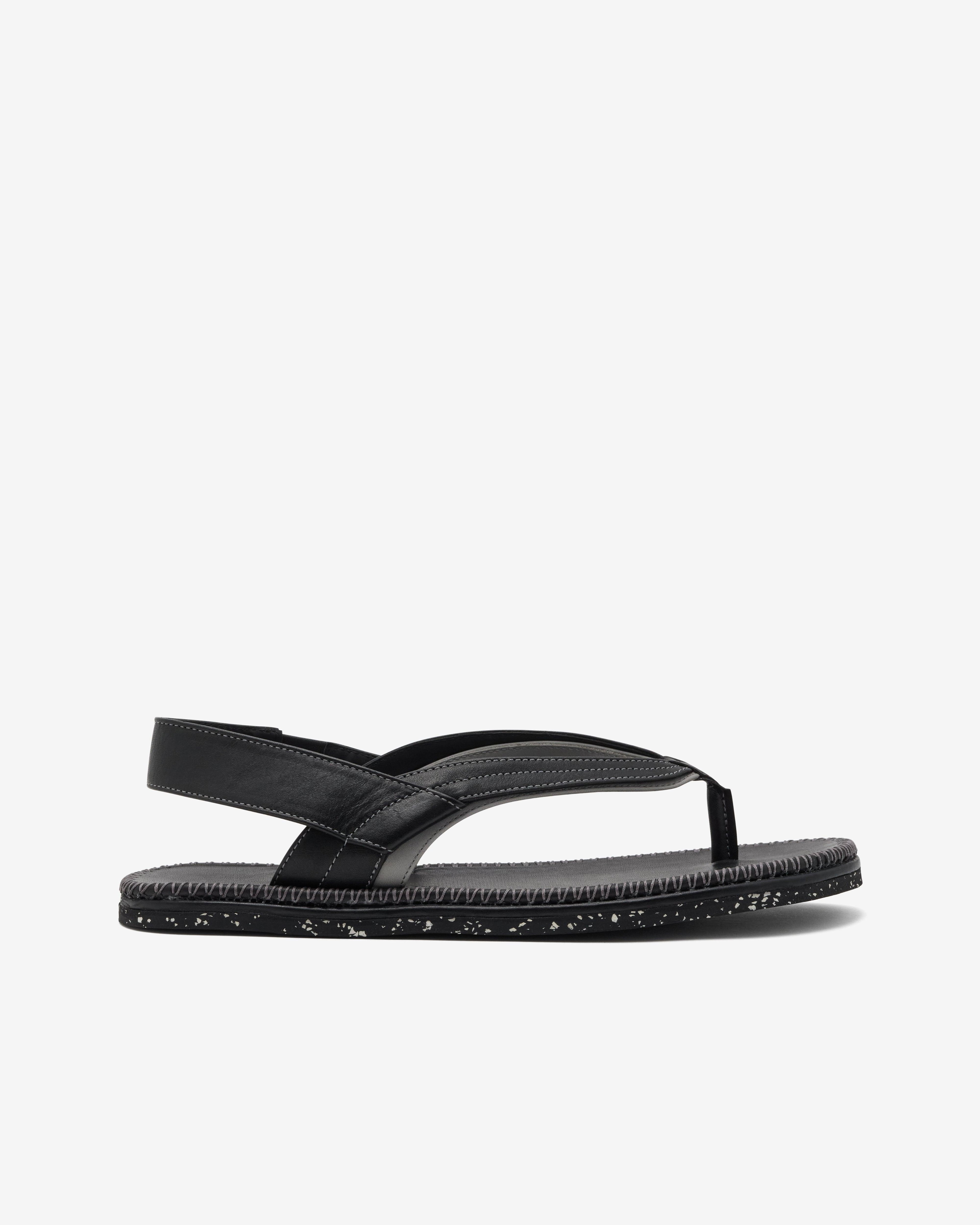 Kiko Kostadinov - Men's Andras Sandals - (Onyx) by KIKO KOSTADINOV