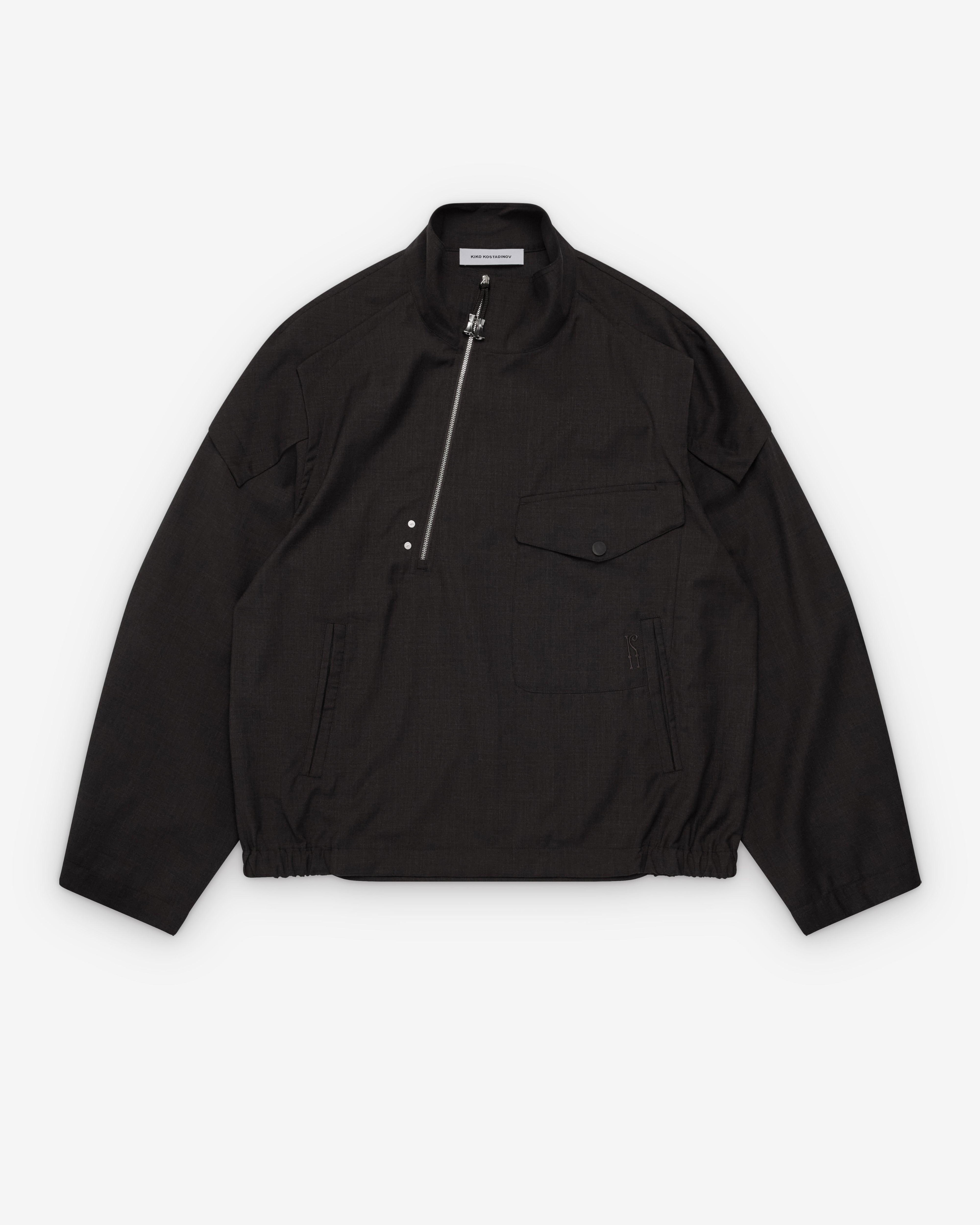 Kiko Kostadinov - Men's Farkas Pullover Jacket - (Umber Brown) by KIKO KOSTADINOV