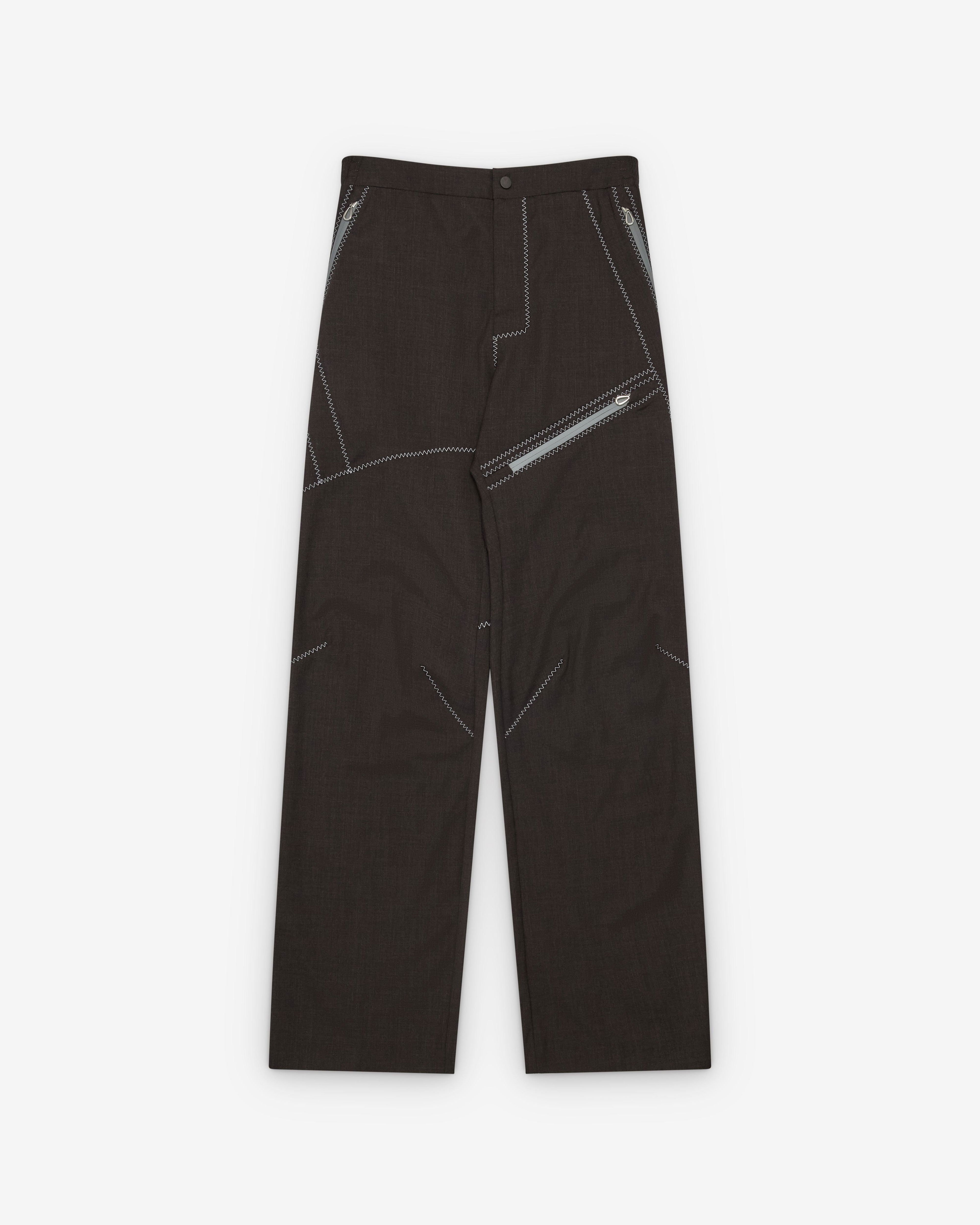 Kiko Kostadinov - Men's Fosco Trouser - (Umber Brown) by KIKO KOSTADINOV