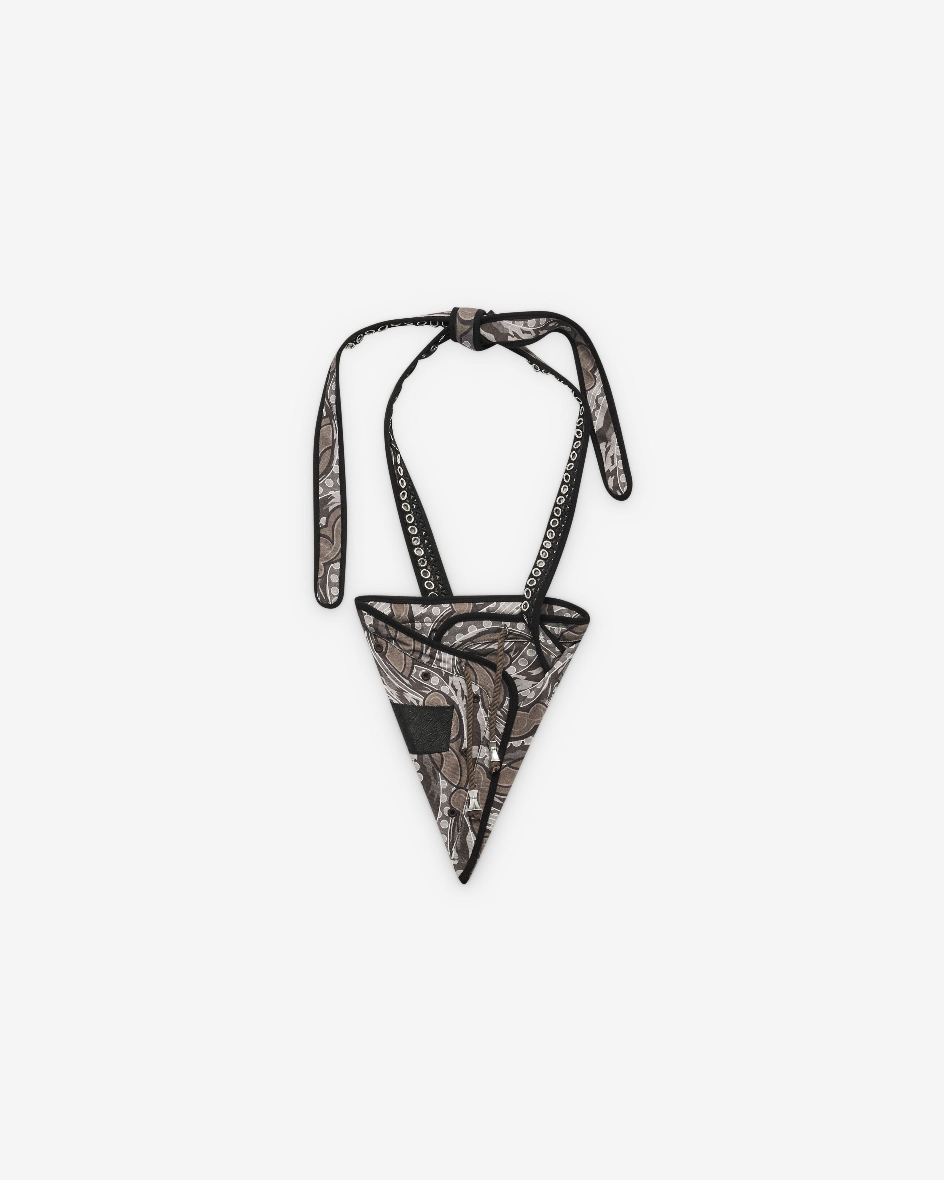 Kiko Kostadinov - Men's Hatha Jersey Bag - (Iron/Black) by KIKO KOSTADINOV