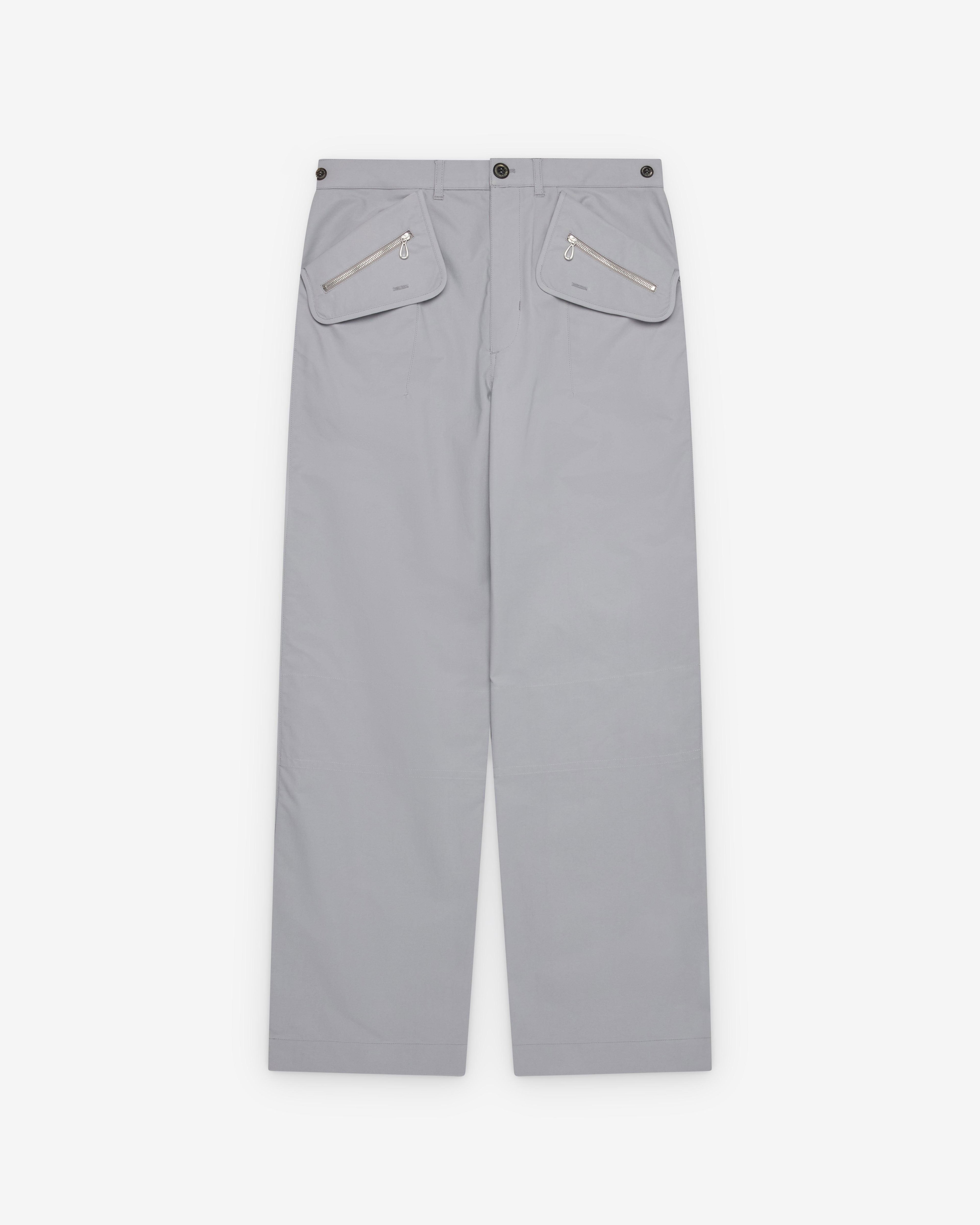 Kiko Kostadinov - Men's Komlo Trouser - (Pebble Grey) by KIKO KOSTADINOV