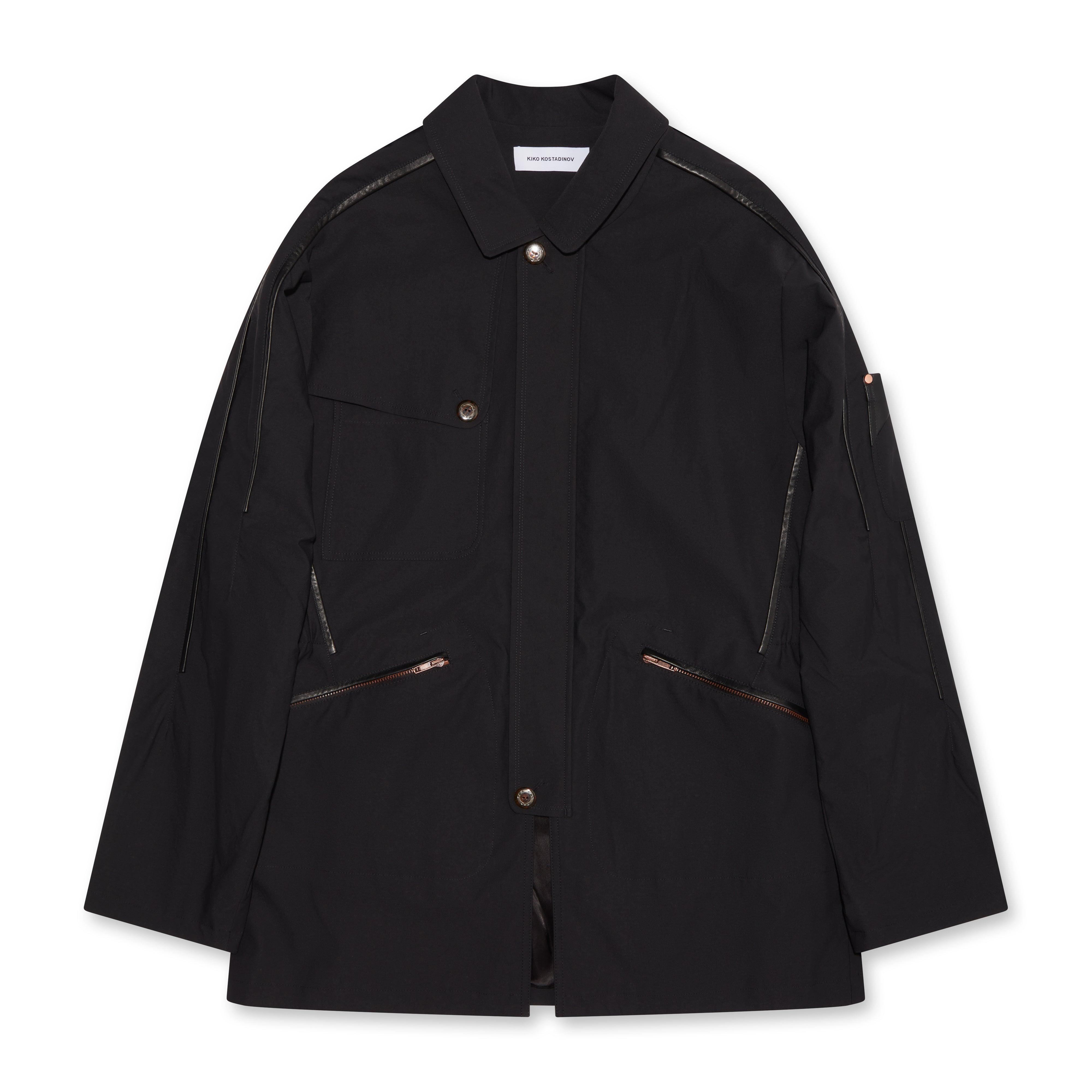 Kiko Kostadinov - Men's Mcnamara Uniform Coat - (Jet Black) by KIKO ...