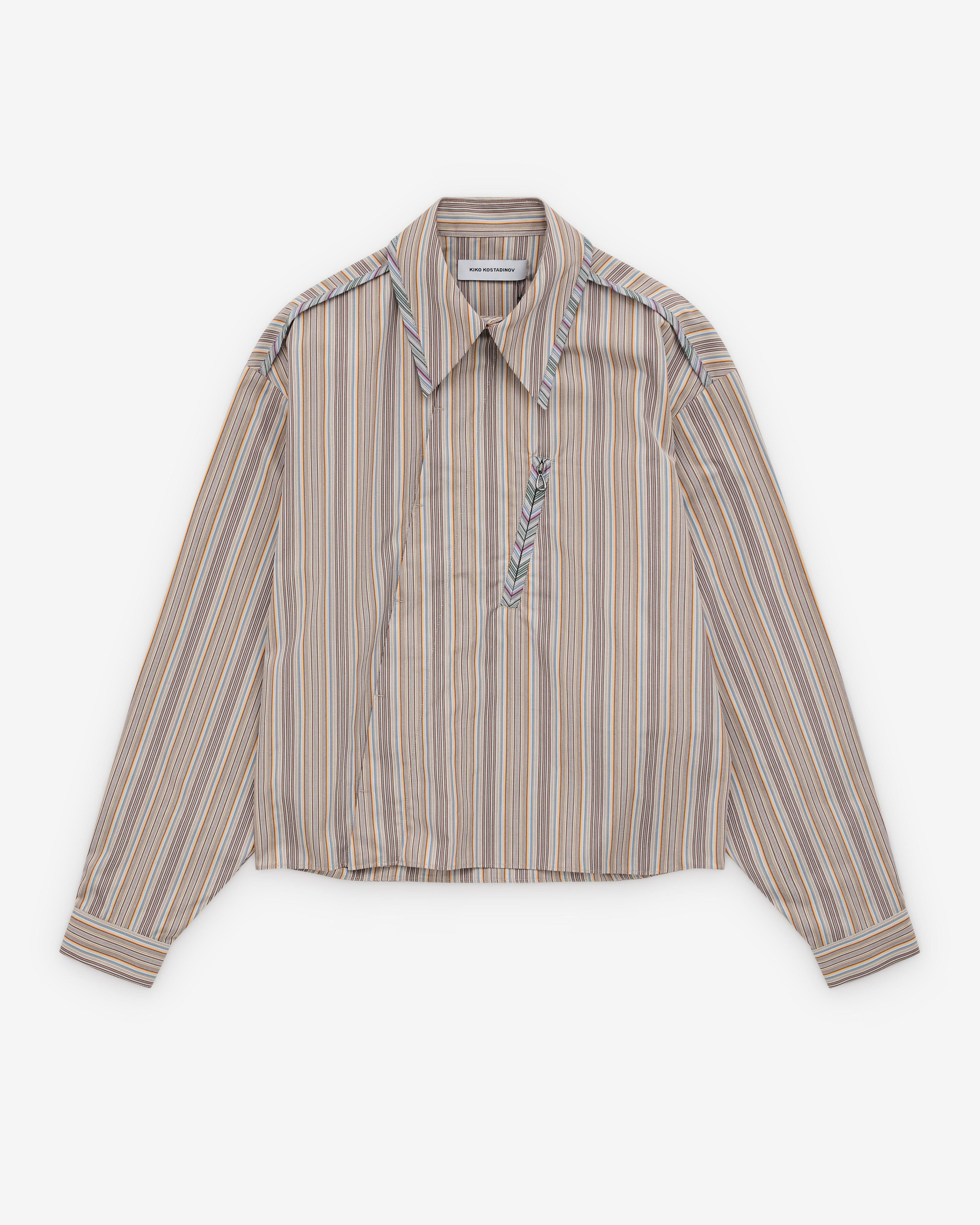 Kiko Kostadinov - Men’s Murad Shirt - (Cadmium) by KIKO KOSTADINOV