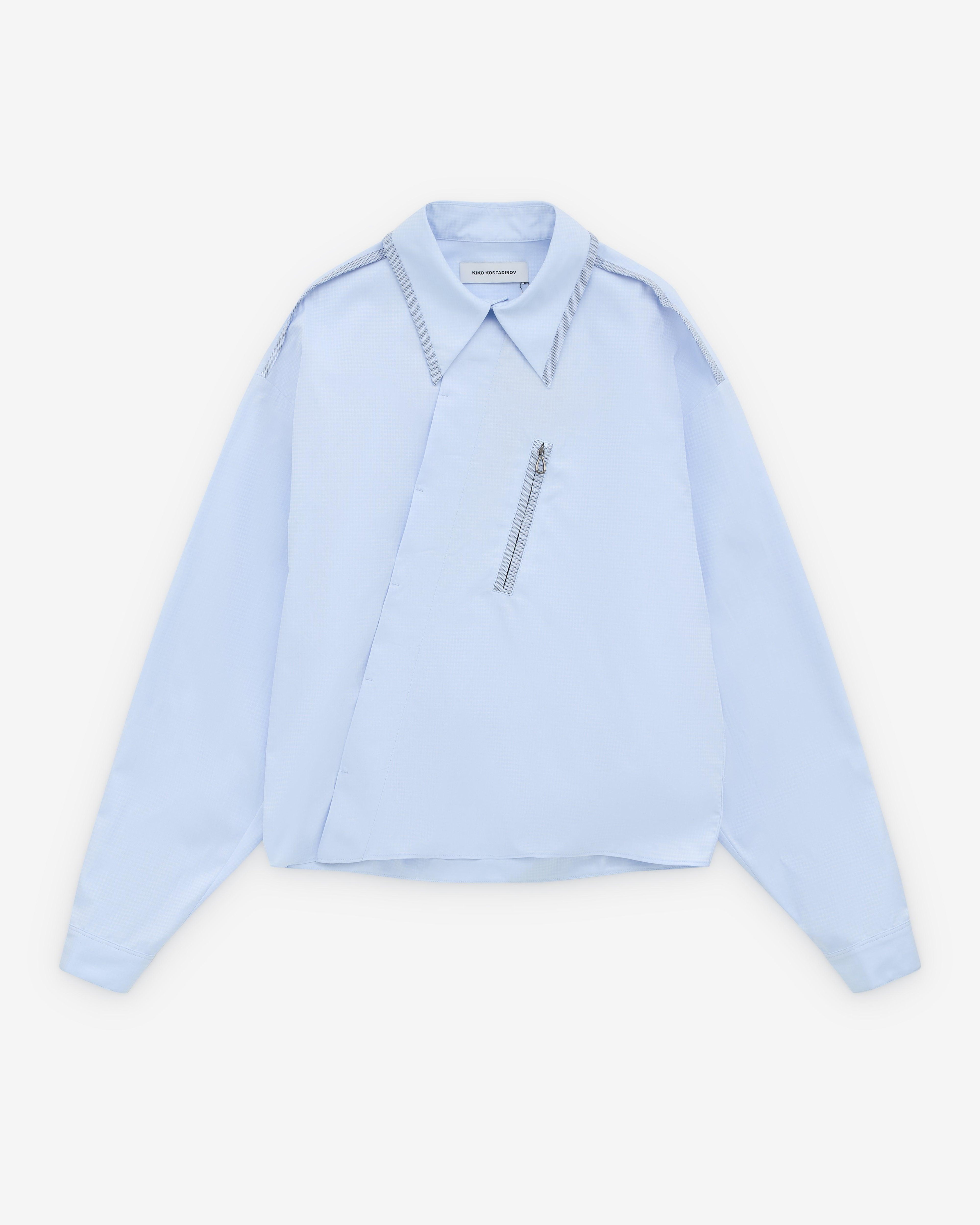 Kiko Kostadinov - Men’s Murad Shirt - (Sky Blue) by KIKO KOSTADINOV