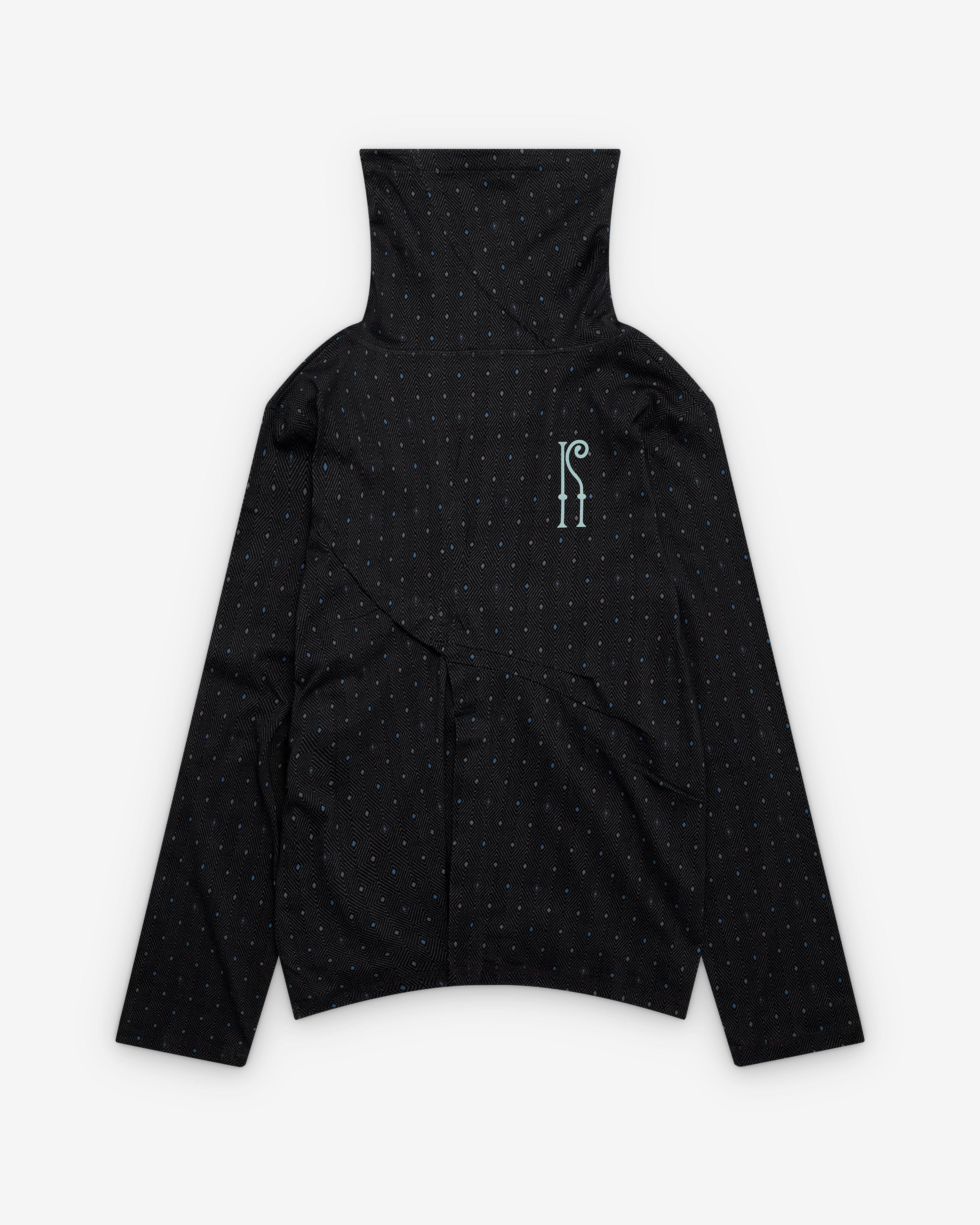 Kiko Kostadinov  - Men's Ohne Long Sleeve Mock Neck - (Black) by KIKO KOSTADINOV