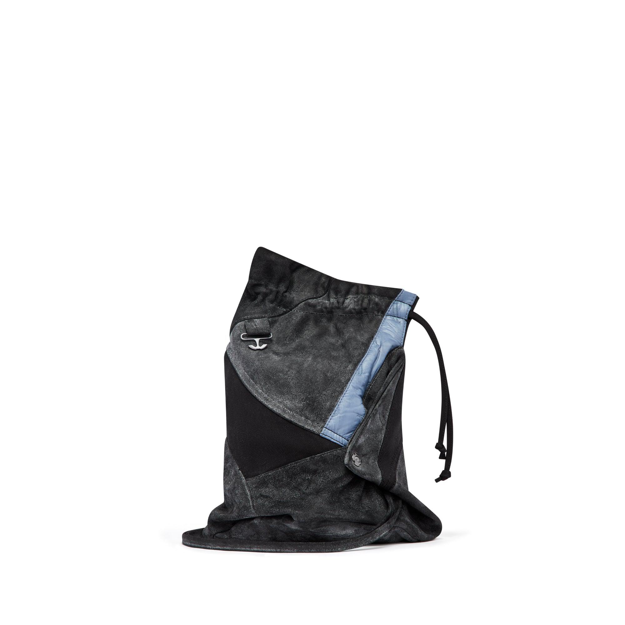 Kiko Kostadinov - Men's Oren Bag Medium - (Black/Air Blue) by KIKO