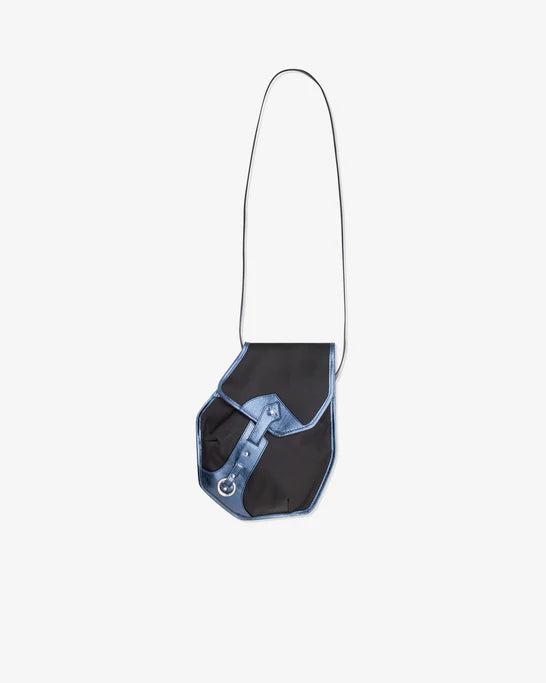 Kiko Kostadinov - Men's Solva Pouch - (Black/Blue) by KIKO KOSTADINOV