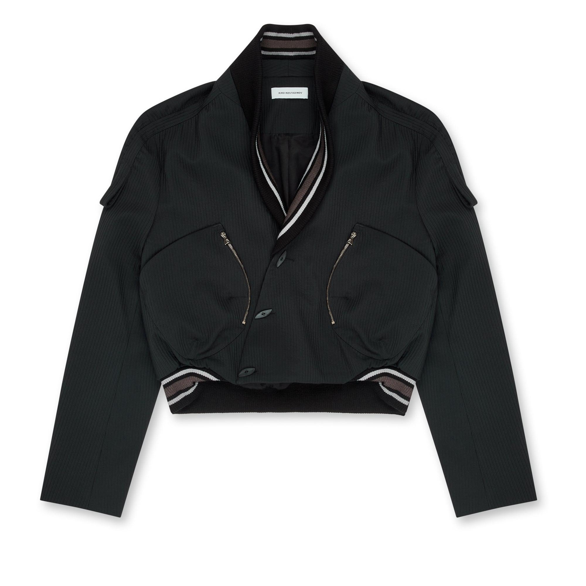 Kiko Kostadinov Men's Valakas Blazer (Raven Black) by KIKO KOSTADINOV