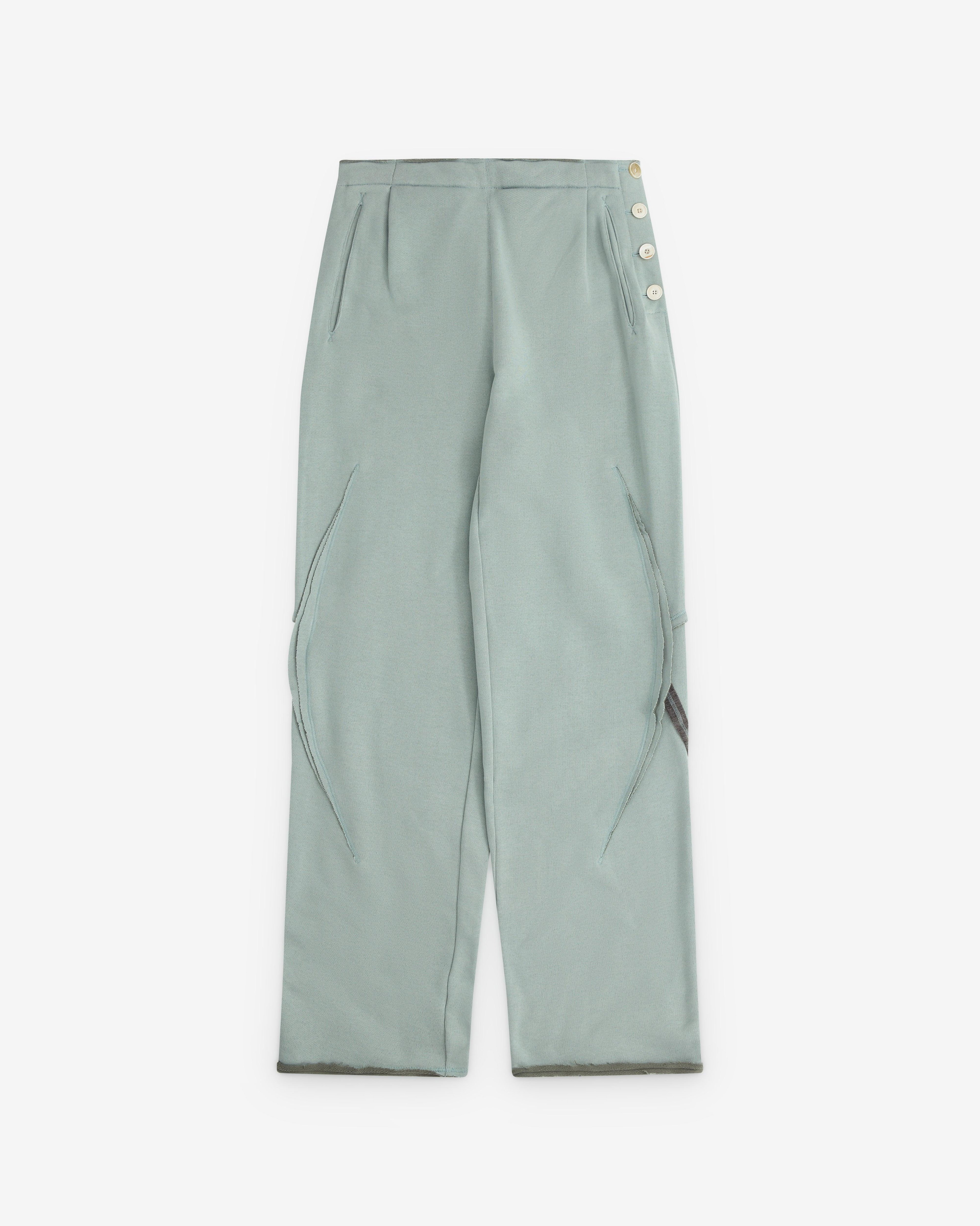 Kiko Kostadinov - Men’s Vig K-Dart Trouser - (Laurel Green) by KIKO KOSTADINOV