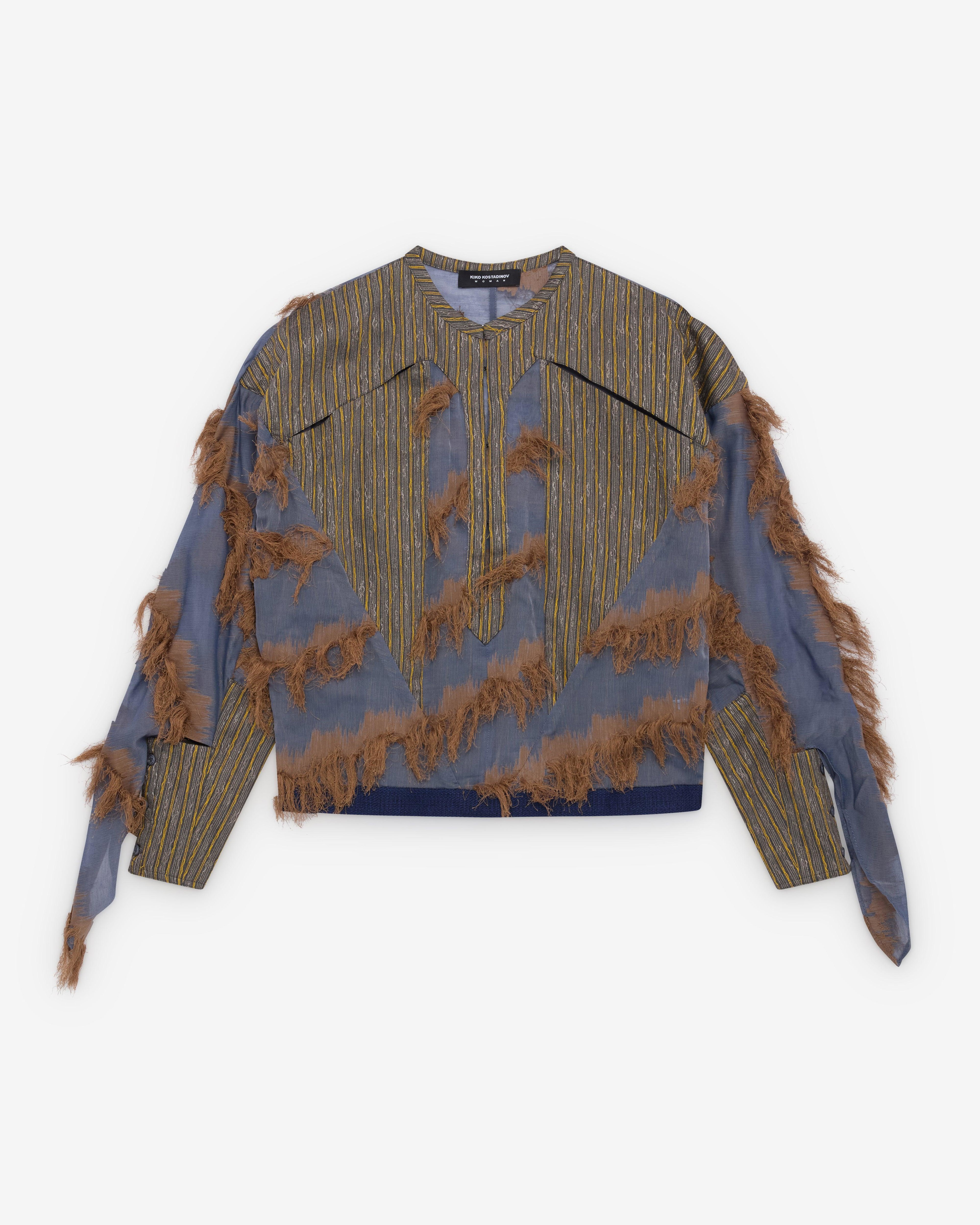 Kiko Kostadinov - Women's Imagist Shirt - (Mariner) by KIKO KOSTADINOV