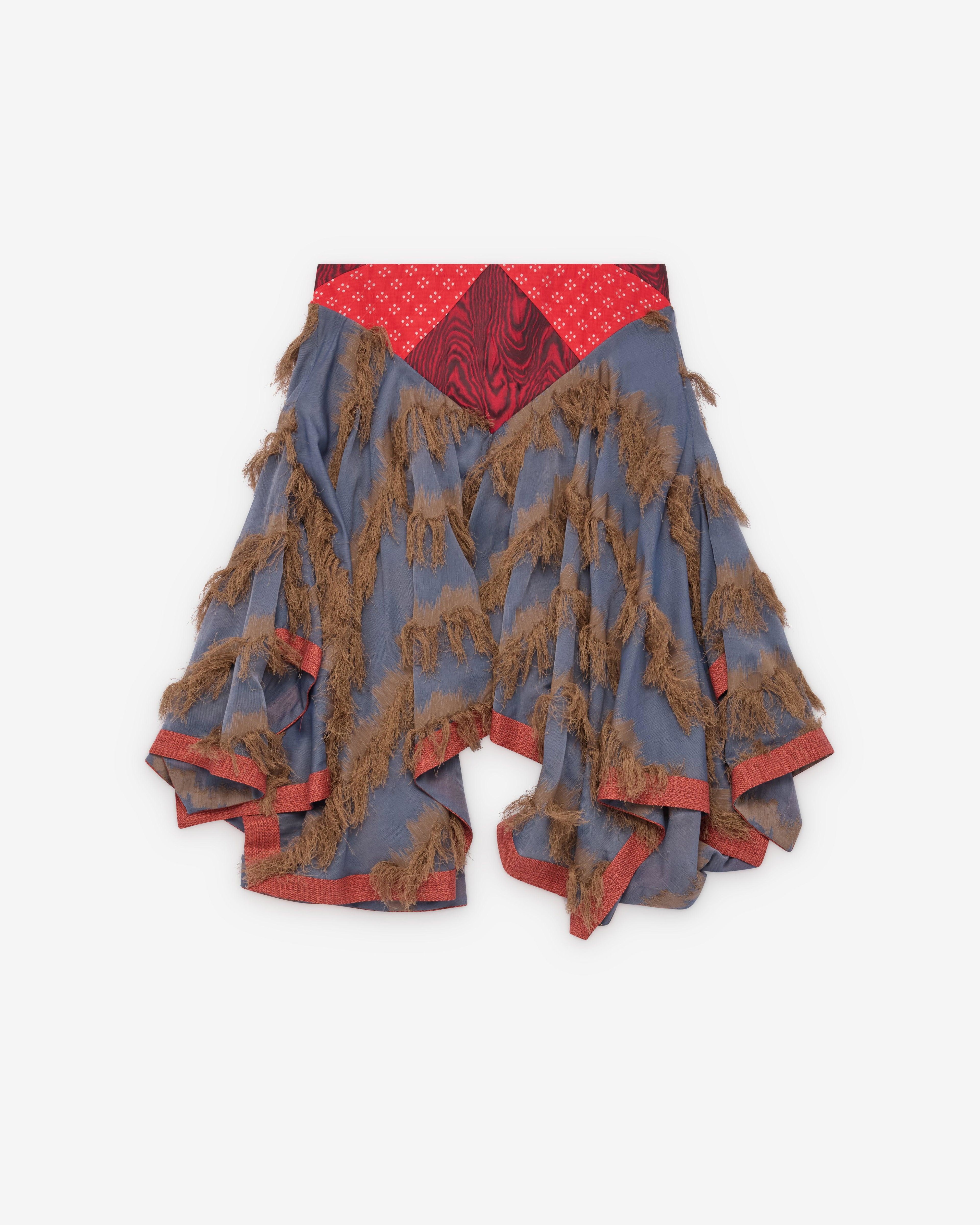 Kiko Kostadinov - Women's Klapheck Skirt - (Mariners Blue/Sandst) by KIKO KOSTADINOV