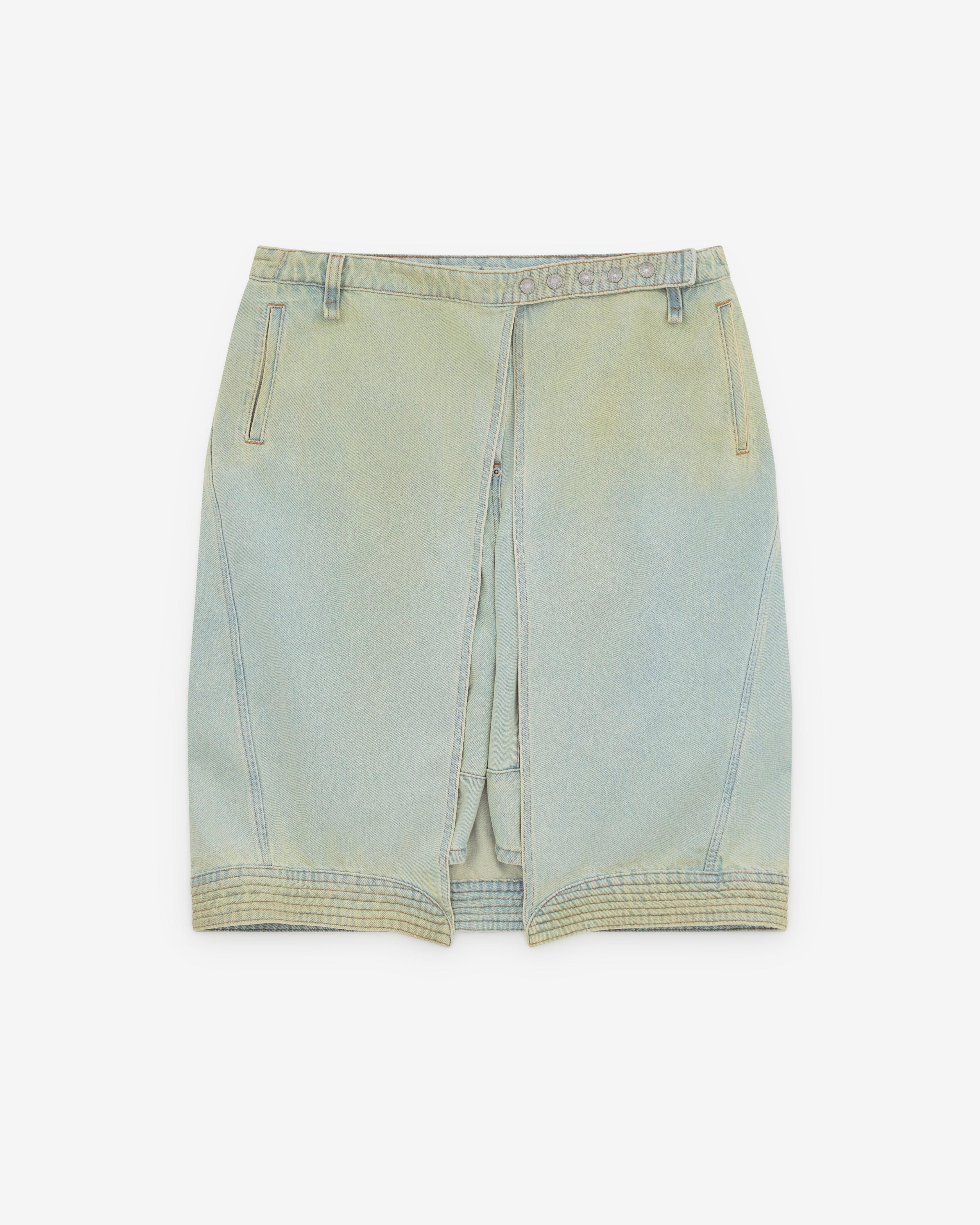 Kiko Kostadinov - Women’s Levi's Carina Apron Shorts - (Lupin) by KIKO KOSTADINOV