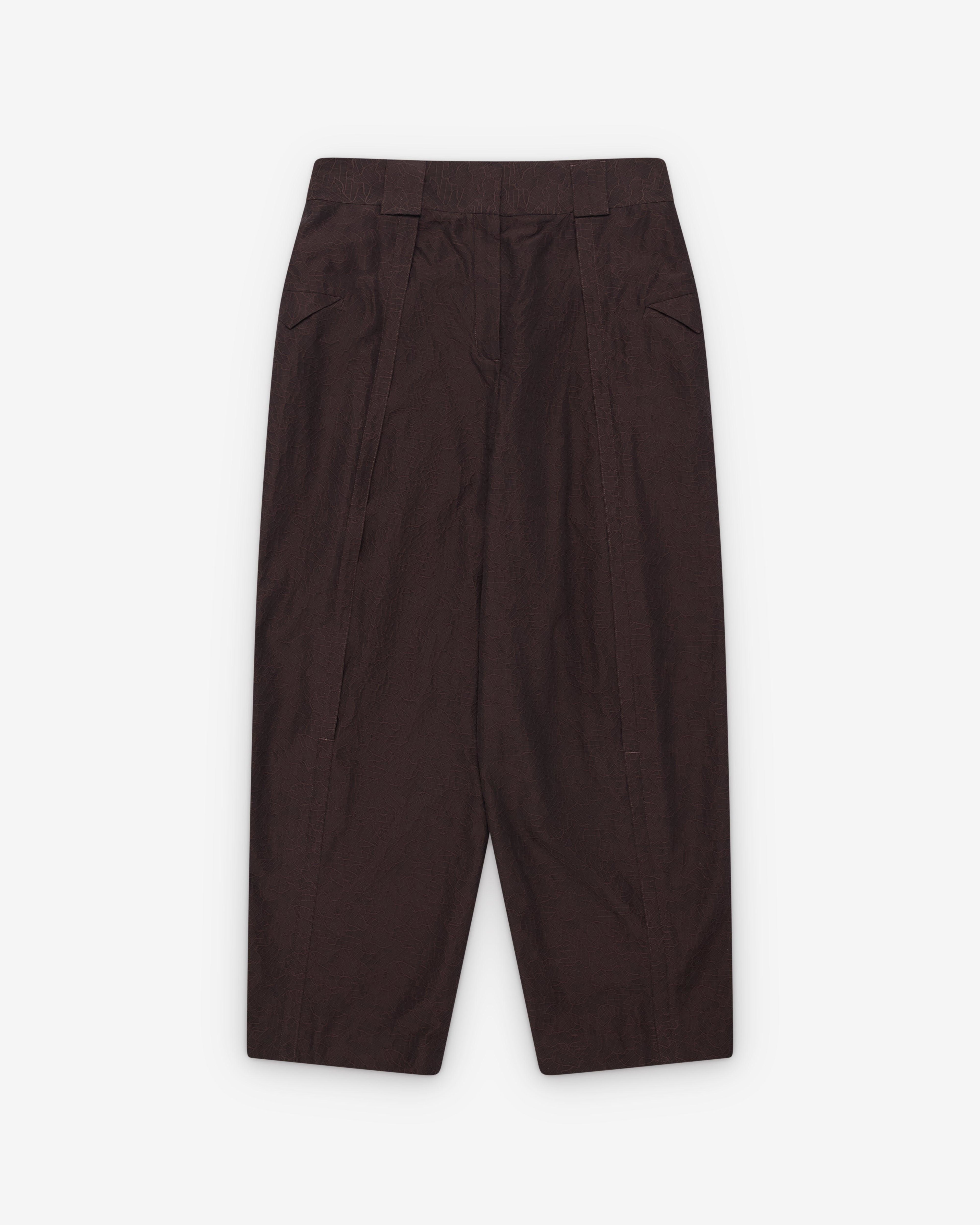 Kiko Kostadinov - Women's Mimi Trouser - (Dark Elm) by KIKO KOSTADINOV