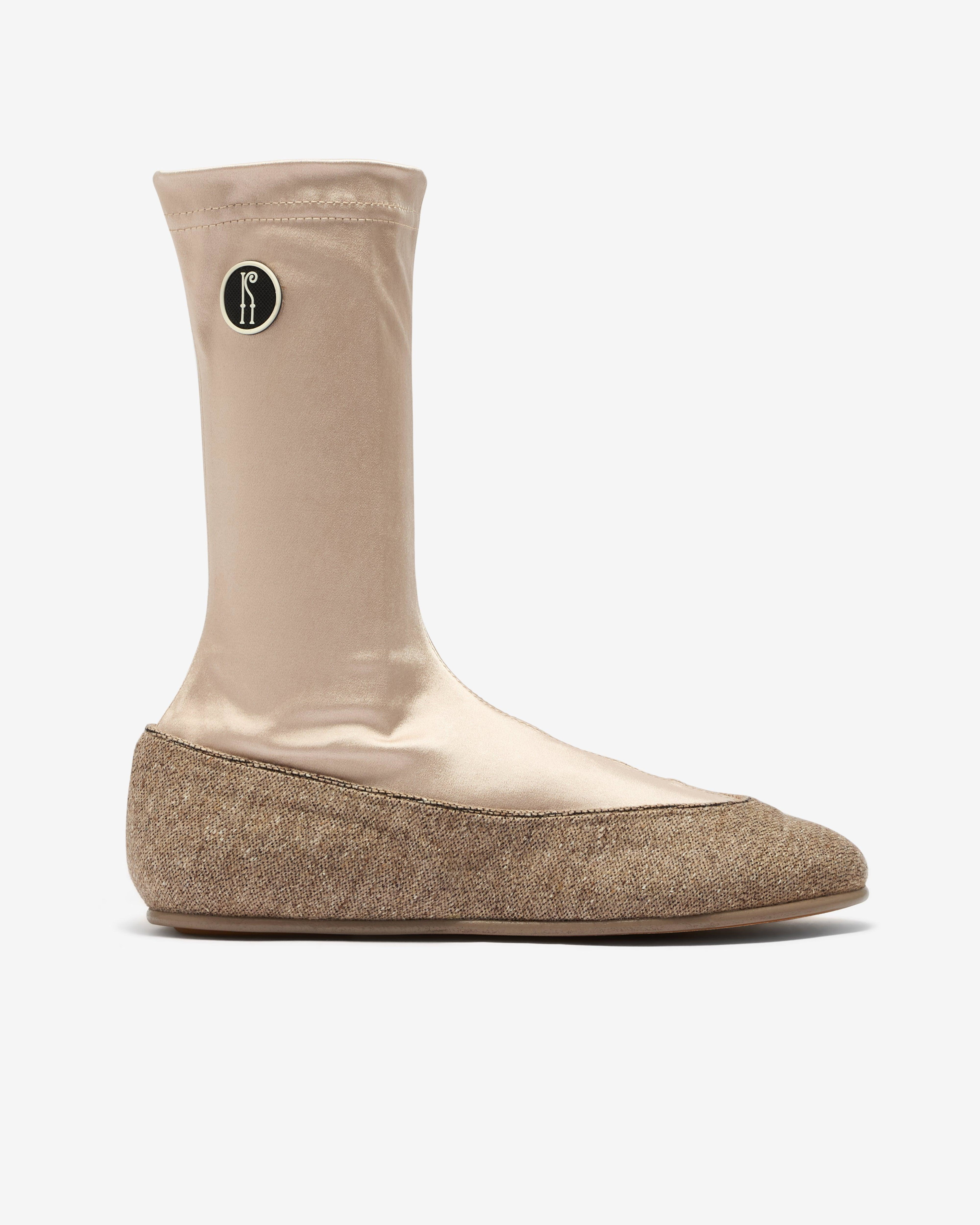 Kiko Kostadinov - Women’s Proxima Low Ballerina - (Oatmeal/Pale Pink) by KIKO KOSTADINOV