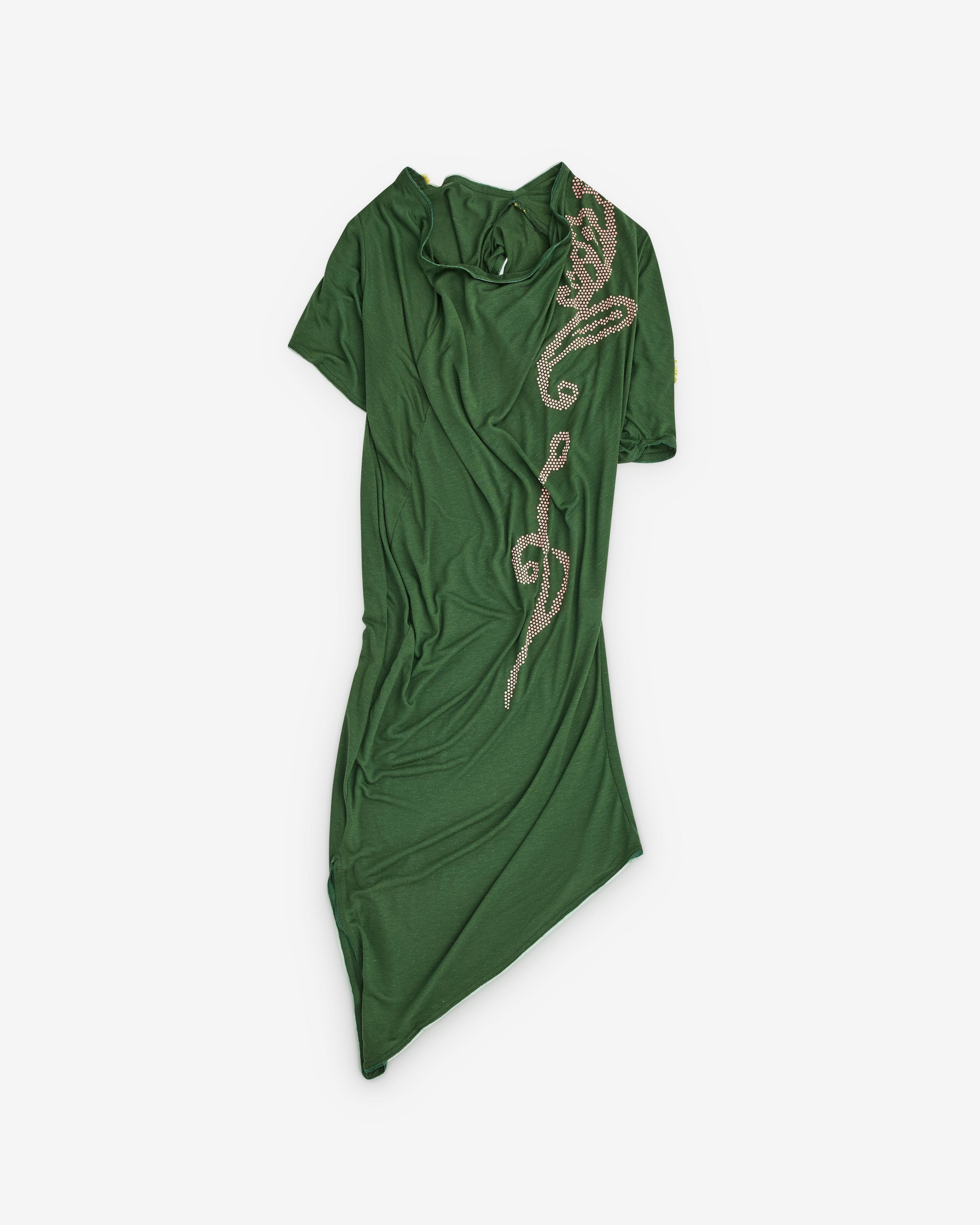 Kiko Kostadinov - Women’s Ziggy Dress - (Juniper Green) by KIKO KOSTADINOV