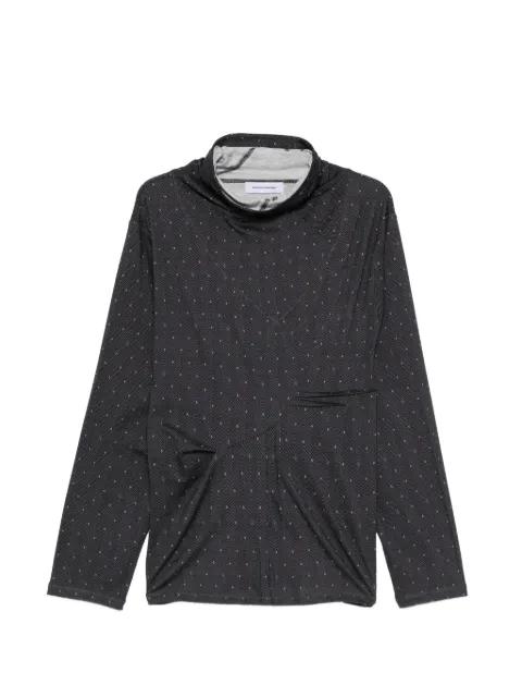 Ohne long-sleeve mock-neck T-shirt by KIKO KOSTADINOV