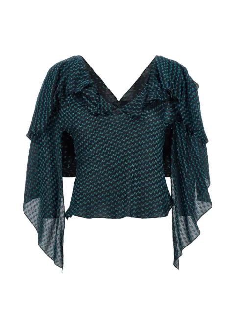 Plexus crinkled blouse by KIKO KOSTADINOV