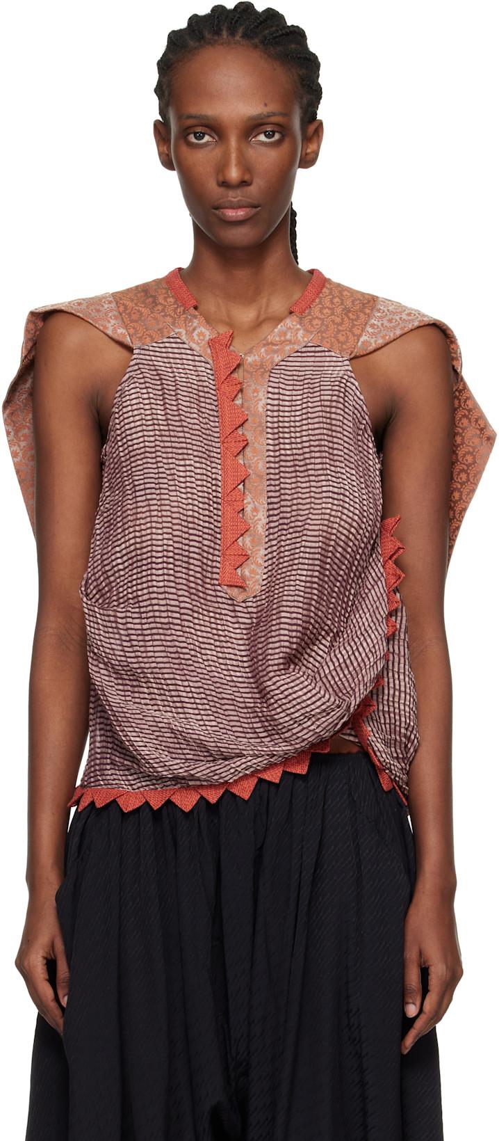 Red & Orange Weathervane Top by KIKO KOSTADINOV