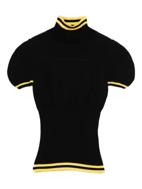 Simone striped-trim T-shirt by KIKO KOSTADINOV