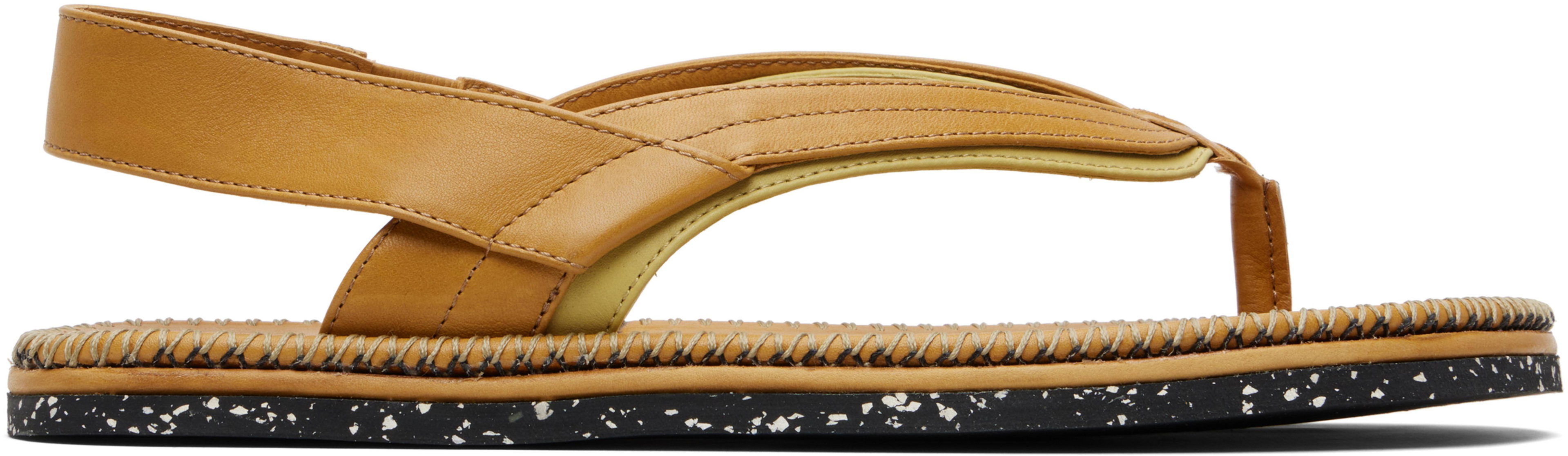 Tan Andras Sandals by KIKO KOSTADINOV