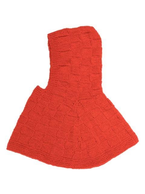 crochet-knit virgin wool blend balaclava by KIKO KOSTADINOV