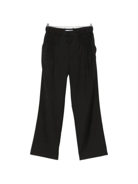 gathered concealed-fastening trousers by KIKO KOSTADINOV
