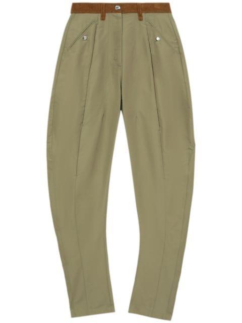 pleat-detailing tapered trousers by KIKO KOSTADINOV