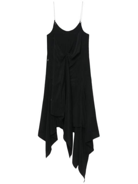 twist-detail asymmetric minidress by KIKO KOSTADINOV