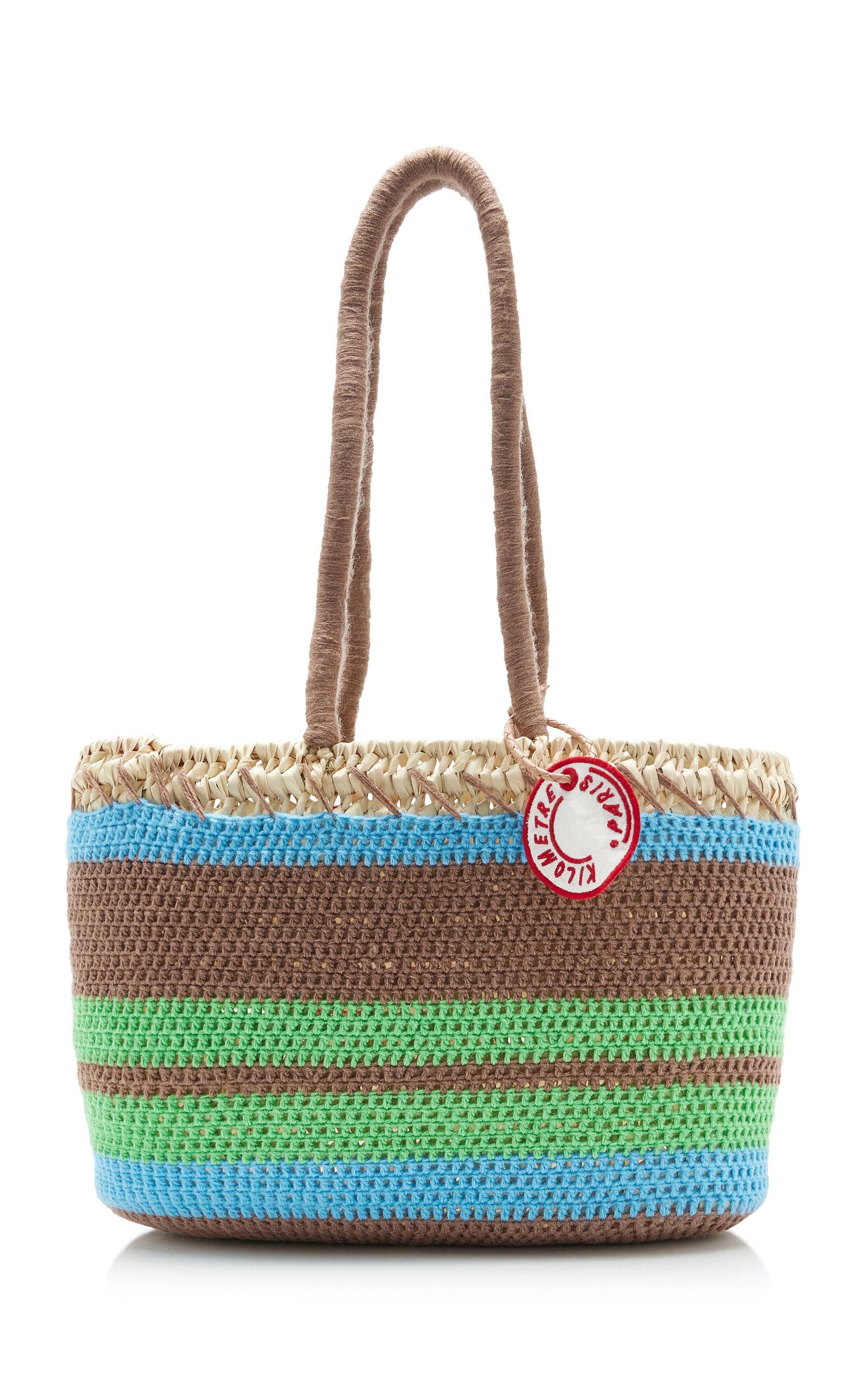 Kilometre Paris Exclusive La Isla Striped Raffia Tote Bag - Moda Operandi by KILOMETRE PARIS