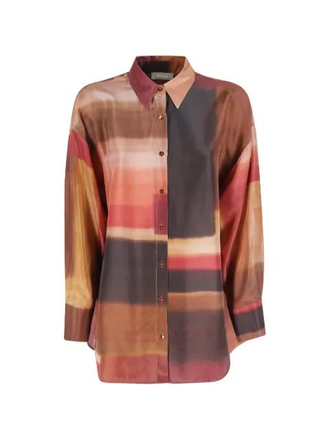 abstract-print shirt by KILTIE