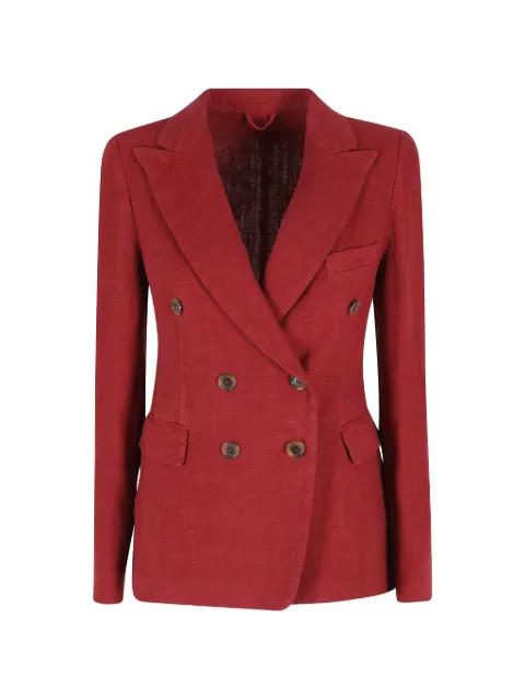 double-breasted peak-lapel blazer by KILTIE