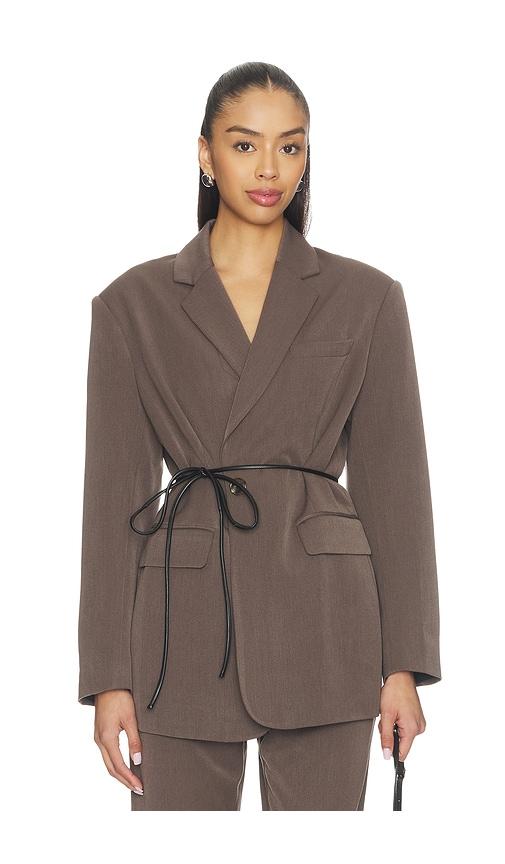Kimberly Taylor Caroline Blazer in Brown by KIMBERLY TAYLOR