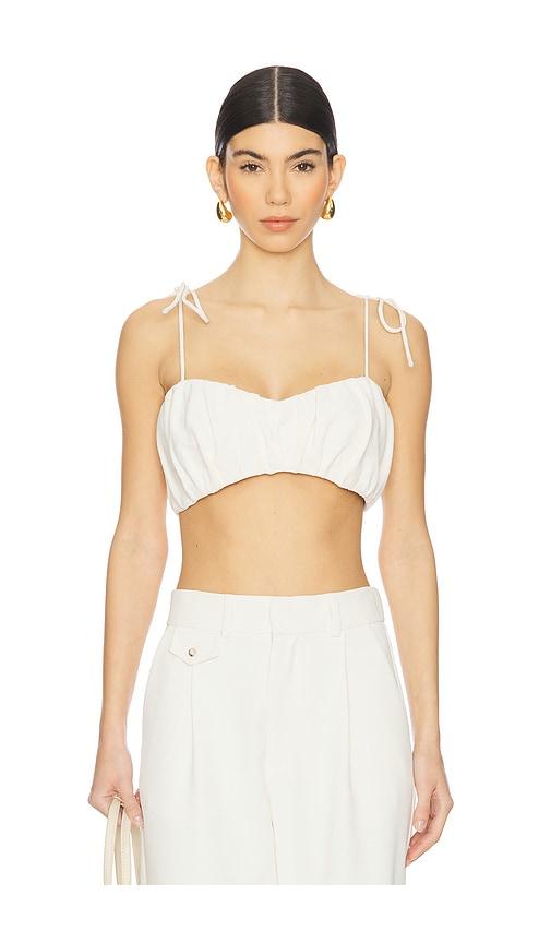 Kimberly Taylor Lihn Bralette in Cream by KIMBERLY TAYLOR