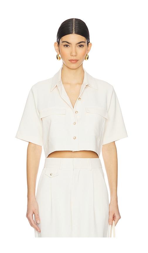 Kimberly Taylor Riviera Top in Cream by KIMBERLY TAYLOR