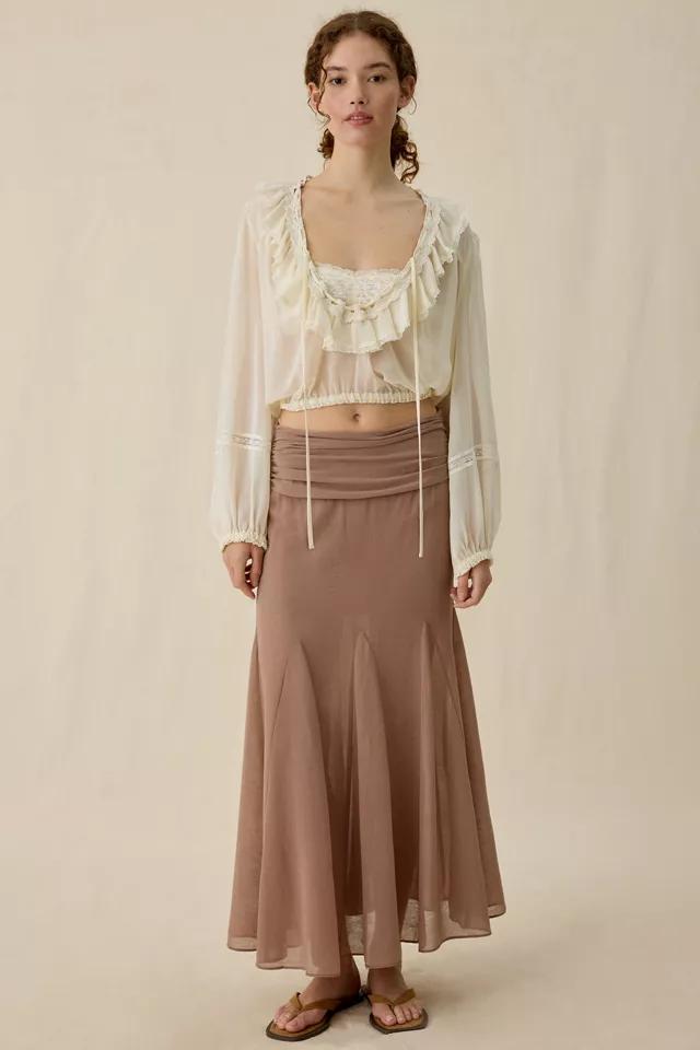 Kimchi Blue All About Town Godet Maxi Skirt by KIMCHI BLUE
