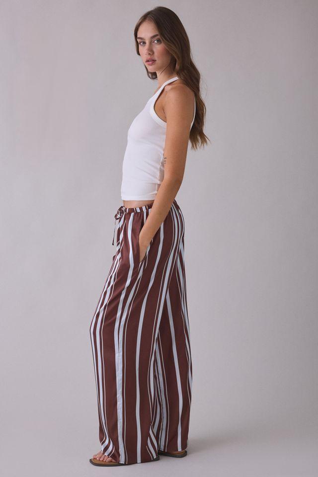 Kimchi Blue Andy Striped Pull-On Baggy Pants by KIMCHI BLUE