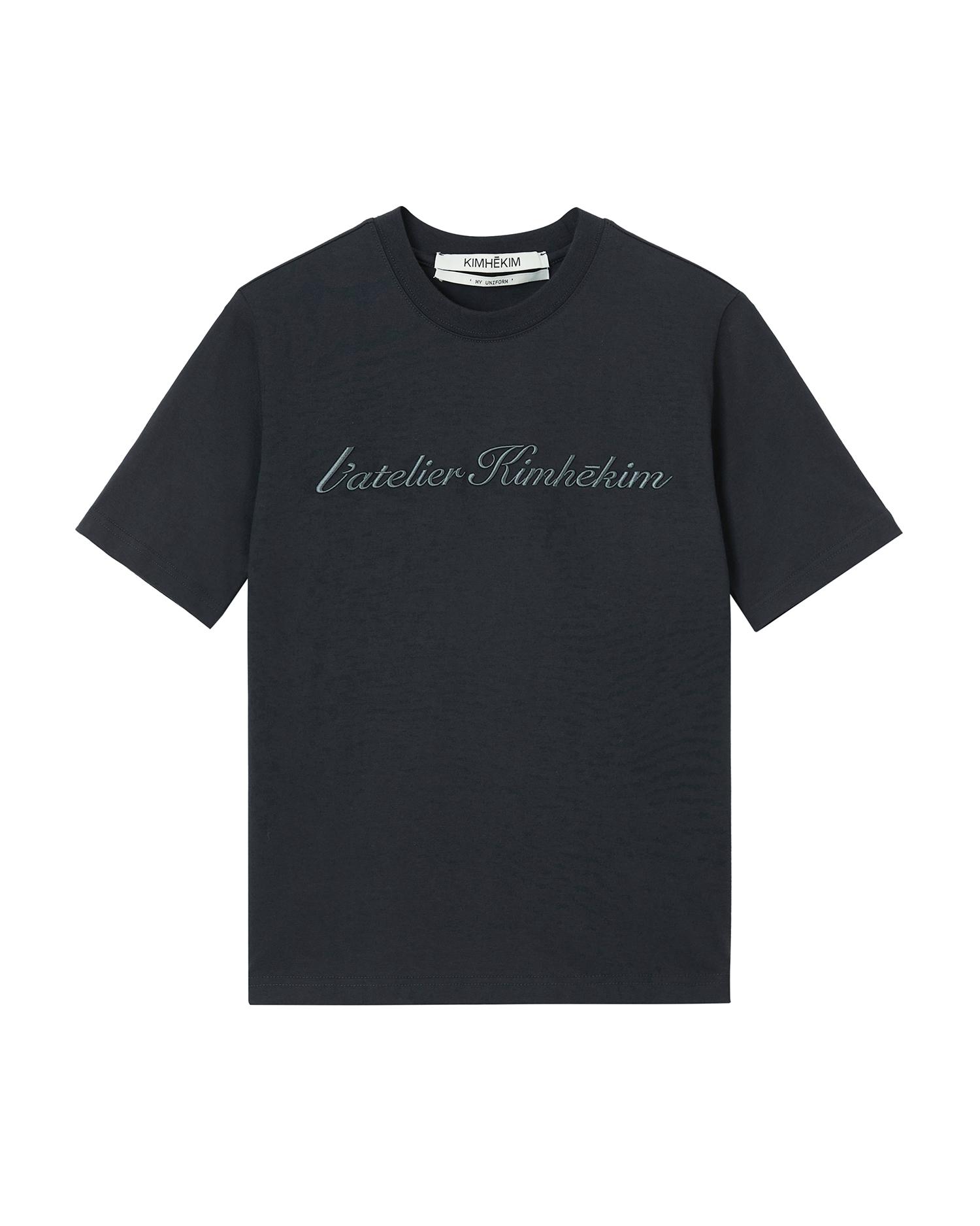 Embroidered tee by KIMHEKIM