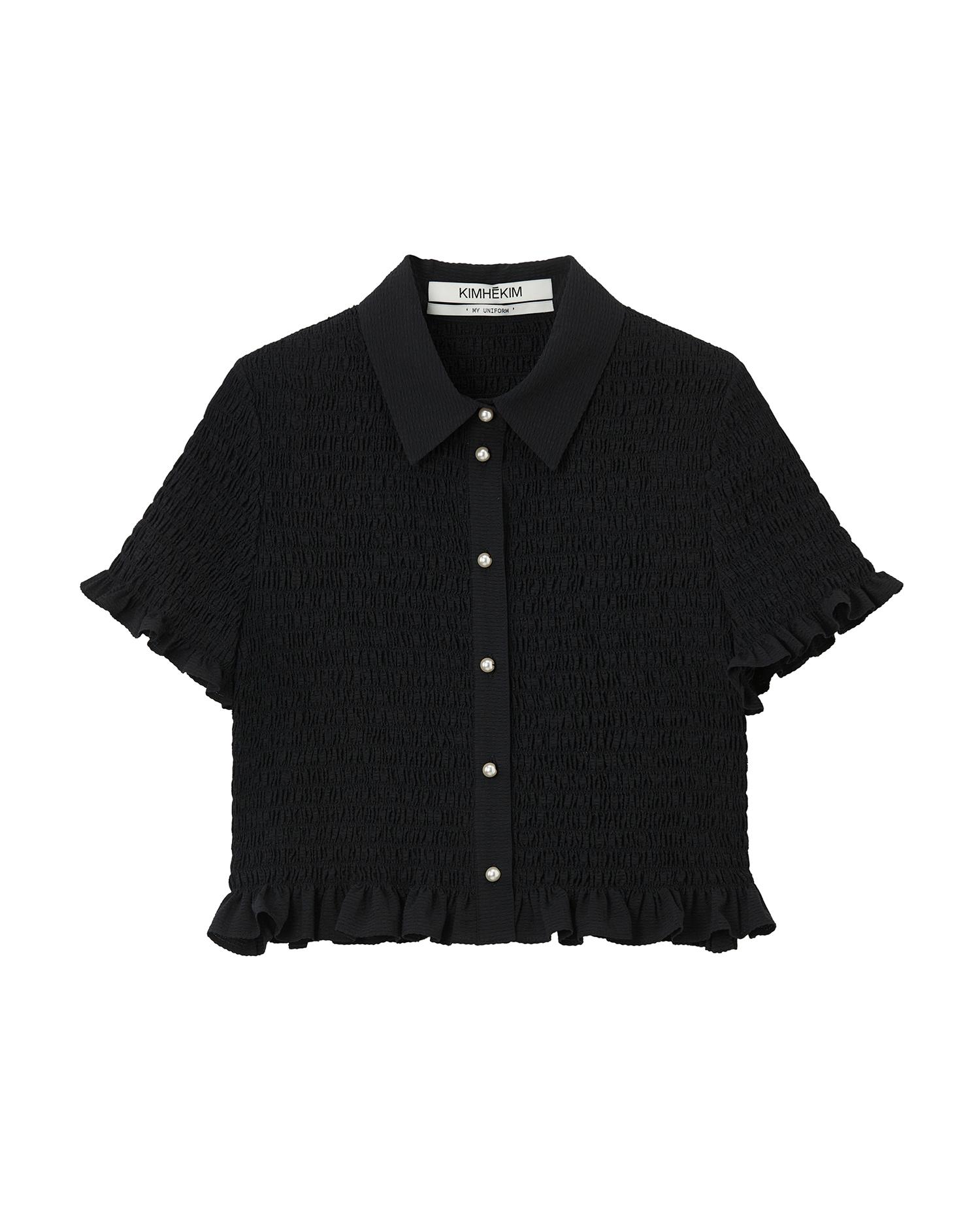 Lena cropped shirt by KIMHEKIM