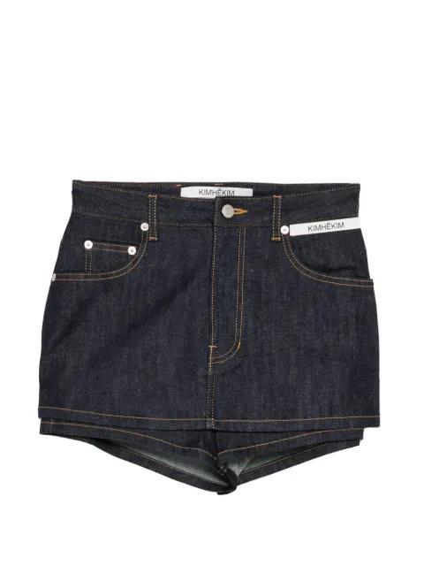 denim skorts by KIMHEKIM