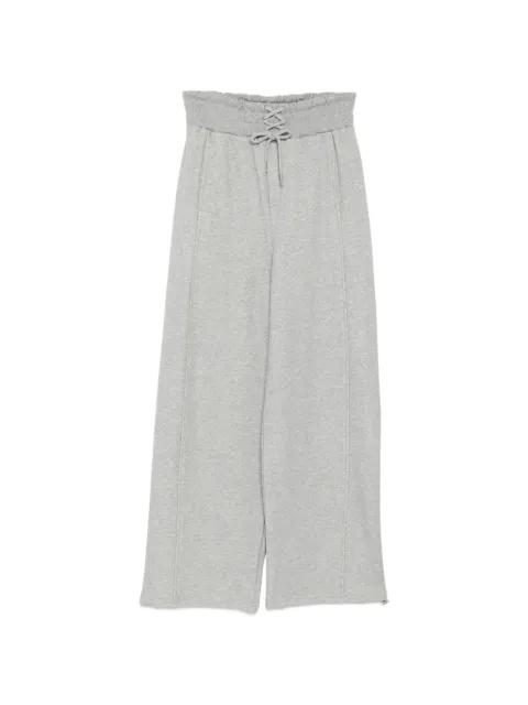 eyelet detailed track pants by KIMHEKIM
