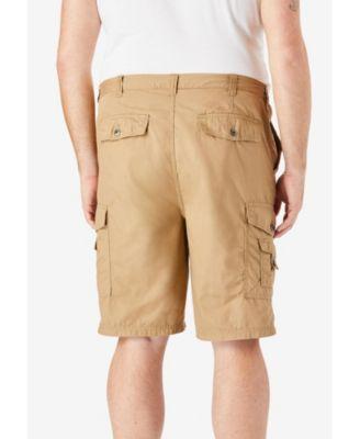 Big & Tall 10" Side Elastic Canyon Cargo Shorts by KINGSIZE